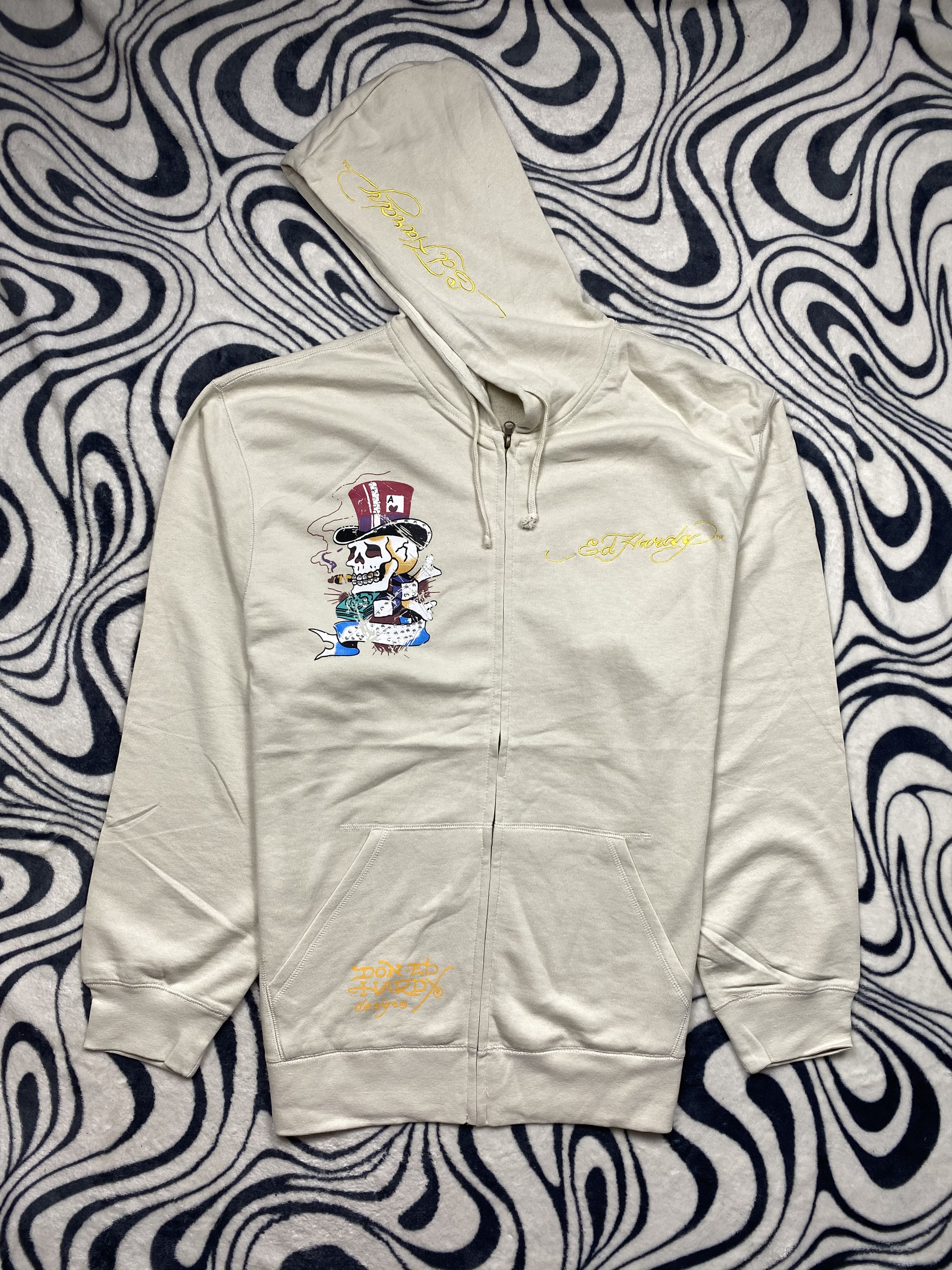 Christian Audigier Ed Hardy by Christian Audigier Mens Hoodie Size US XXL / EU 58 / 5 - 1 Thumbnail