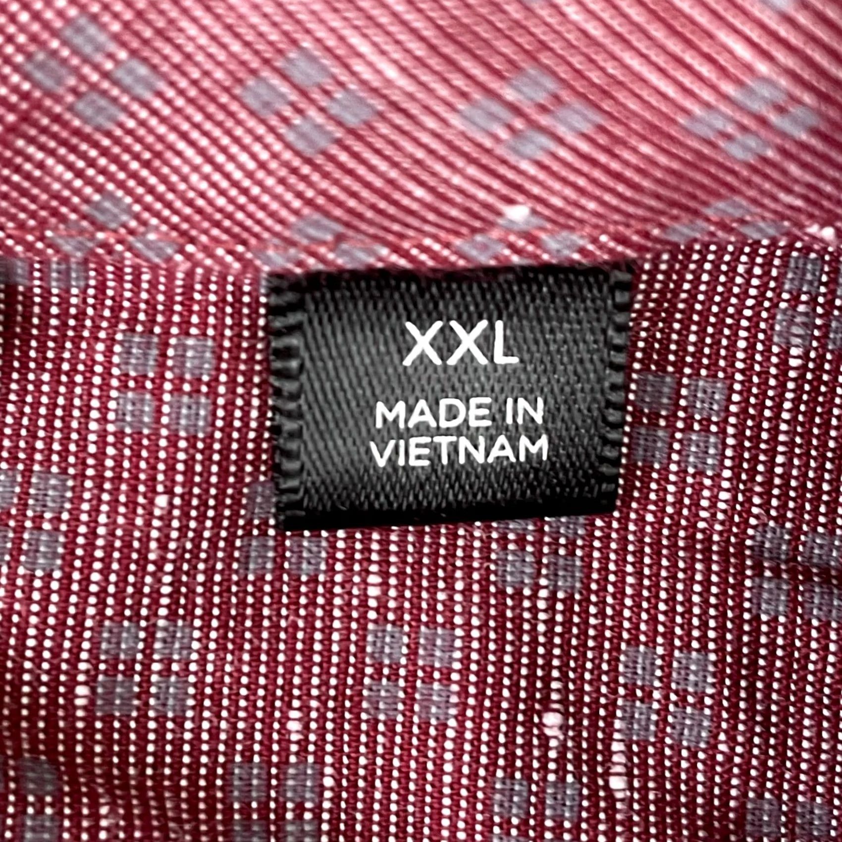 TravisMathew Travis Mathew Performance Shirt Men 2XL Brick Red Geometric Golf SS NWOT Size US XXL / EU 58 / 5 - 3 Thumbnail