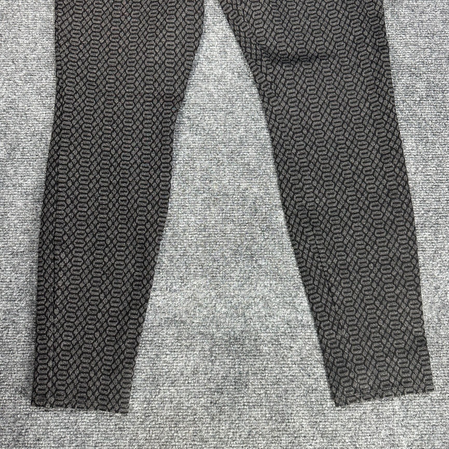 Joie Joie Pants Womens Medium Gray Print Pull On Stretch Ankle Tapered Leg Size 32" / US 10 / IT 46 - 2 Thumbnail
