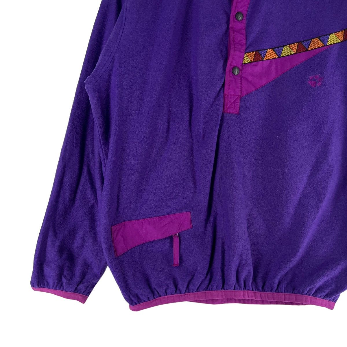 Japanese Brand 🔥VINTAGE FLEECE BOMBER JACKET POLARTEC JACK WOLFSKIN Size US L / EU 52-54 / 3 - 3 Thumbnail
