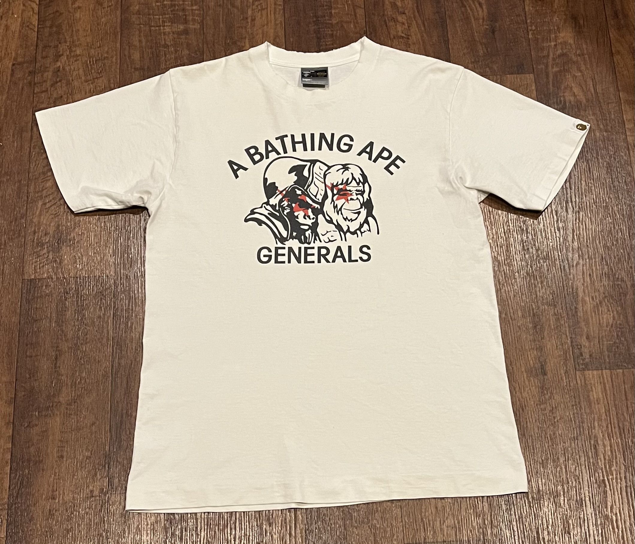 Bape Bape generals logo tee shirt Size US M / EU 48-50 / 2 - 1 Thumbnail