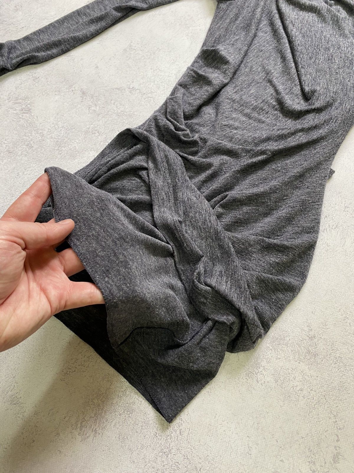 T by Alexander Wang T By Alexander Wang Womens Grey Designer Mini Dress Size S Size S / US 4 / IT 40 - 9 Thumbnail
