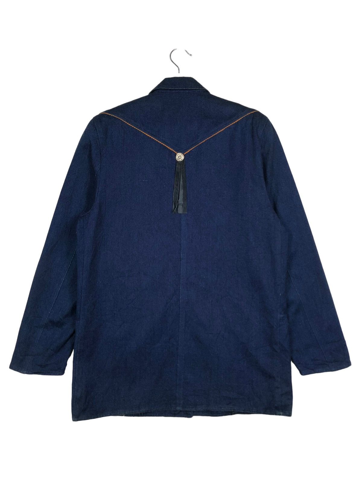 Bally VINTAGE BALLY U COLLECTION DENIM WESTERN JACKET MADE IN ITLY Size US L / EU 52-54 / 3 - 8 Thumbnail