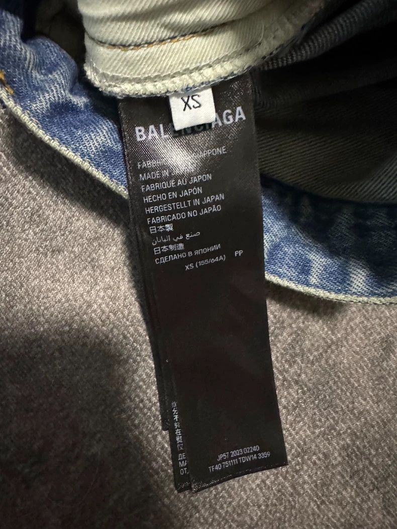 Balenciaga Balenciaga size XS Reverse pocket mud dyeing to do old kni Size US 27 - 4 Thumbnail