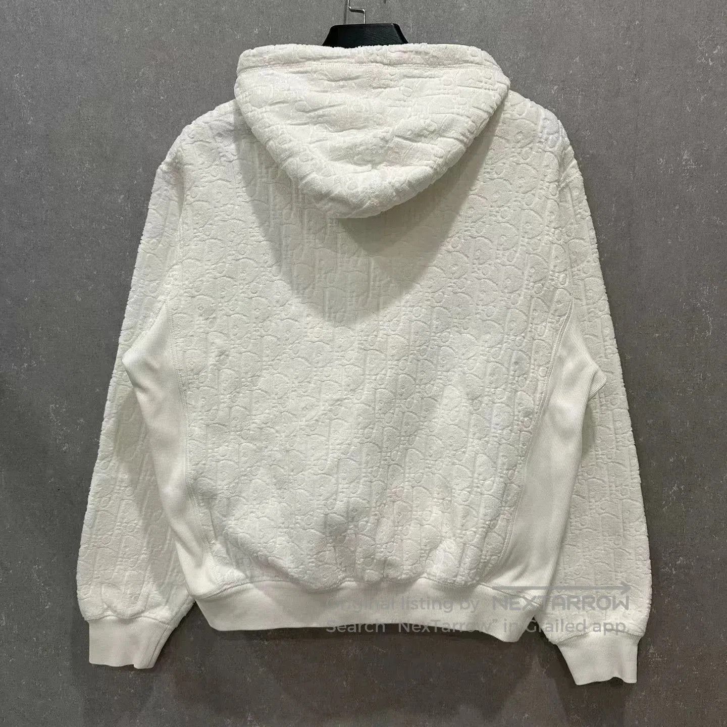 Dior dior hooded towel sweatshirt in white. Size XL / US 12-14 / IT 48-50 - 2 Thumbnail