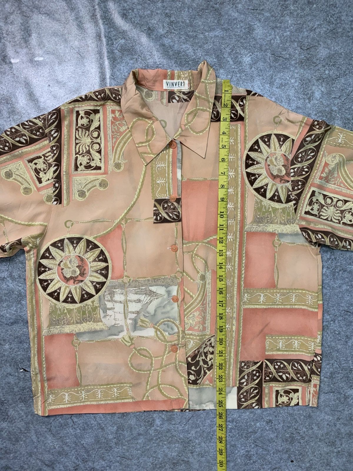 Vintage Rare Design Vintage Vinvert Long Sleeve Blouse Size L / US 10 / IT 46 - 8 Thumbnail