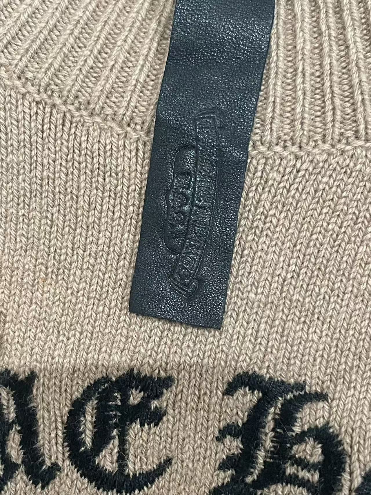 Chrome Hearts Chrome Hearts Triple Cross Patch Cashmere Crewneck Sweater Size US L / EU 52-54 / 3 - 5 Thumbnail