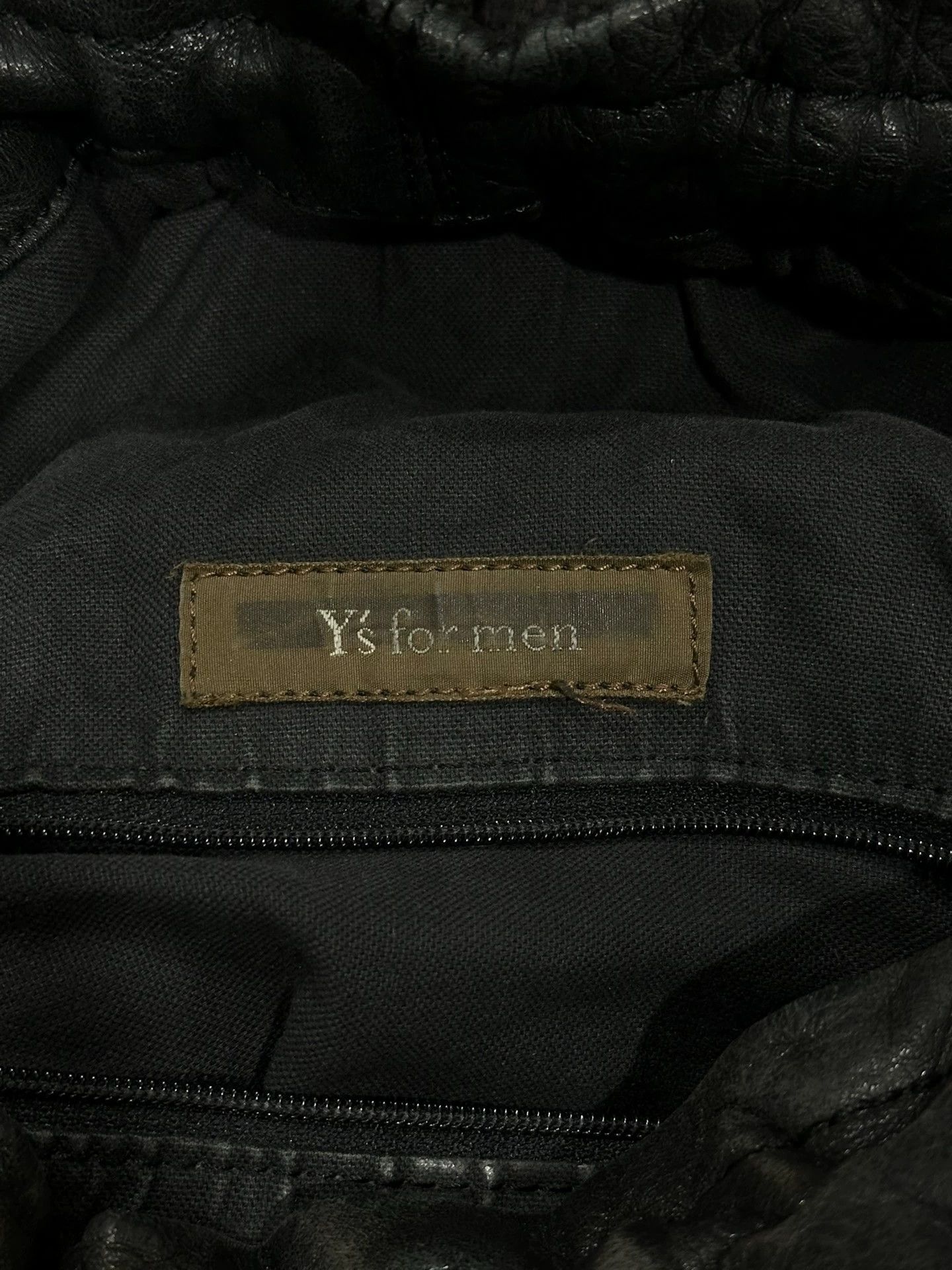 Yohji Yamamoto Yohji Yamamoto Y's Men Leather Backpack 46x45 Faded Size ONE SIZE - 6 Thumbnail