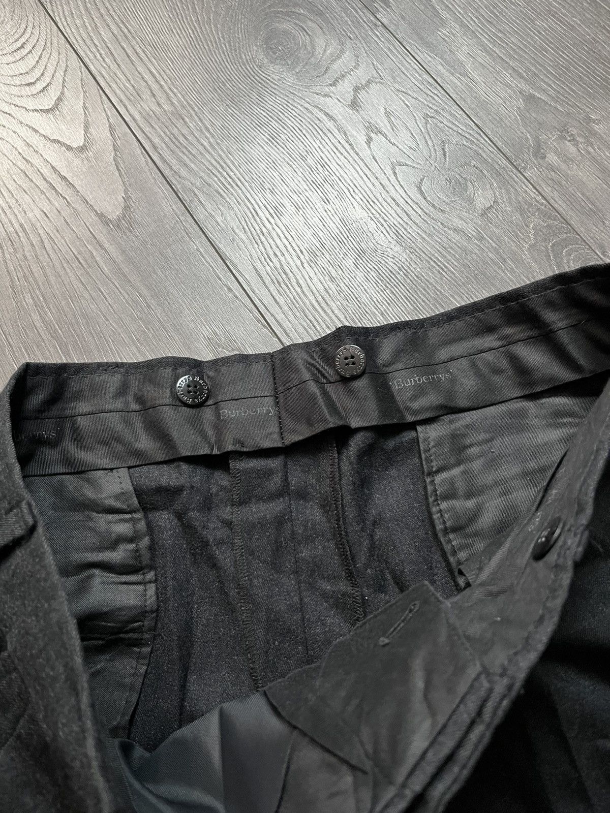 Burberry Prorsum Vintage Burberrys Prorsum Wool Pleated Trousers Black L / 52 Size US 34 / EU 50 - 7 Thumbnail