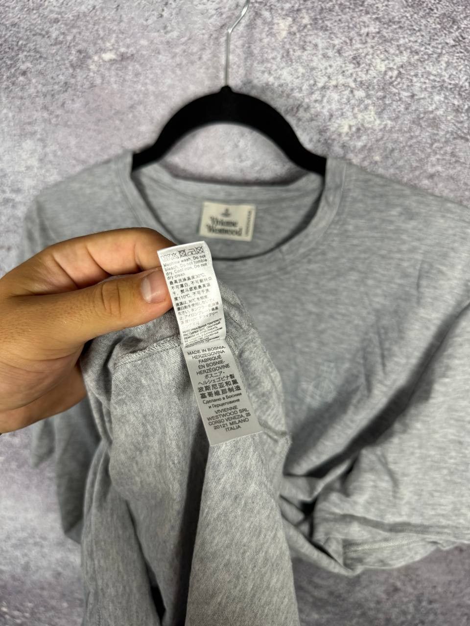 Vivienne Westwood Vivienne Westwood Underwear Gray Men's T-Shirt Large Size US L / EU 52-54 / 3 - 8 Thumbnail