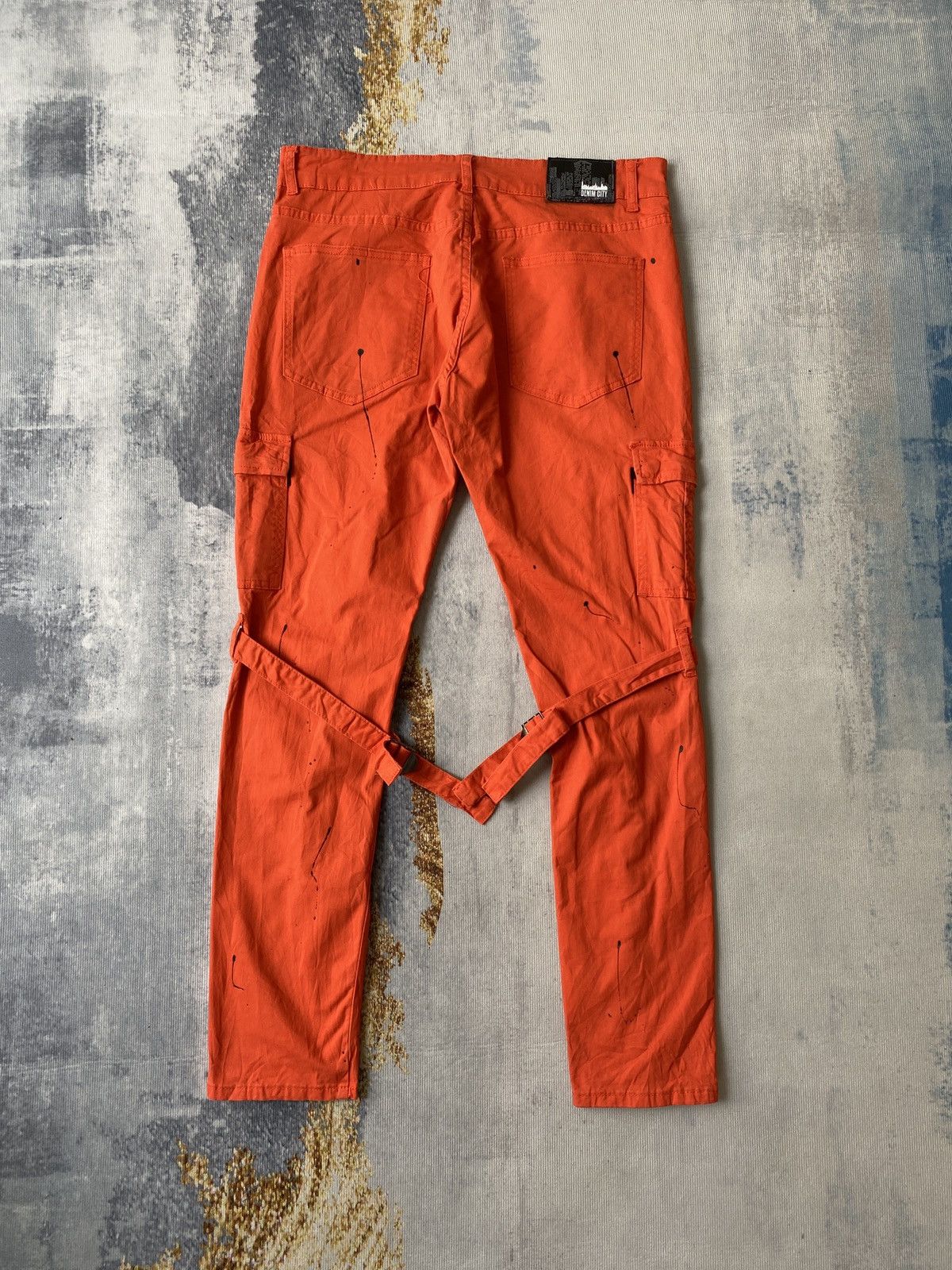 Japanese Brand × Seditionaries Denim City Bondage Splatter Design Punk Jeans Size US 34 / EU 50 - 2 Thumbnail