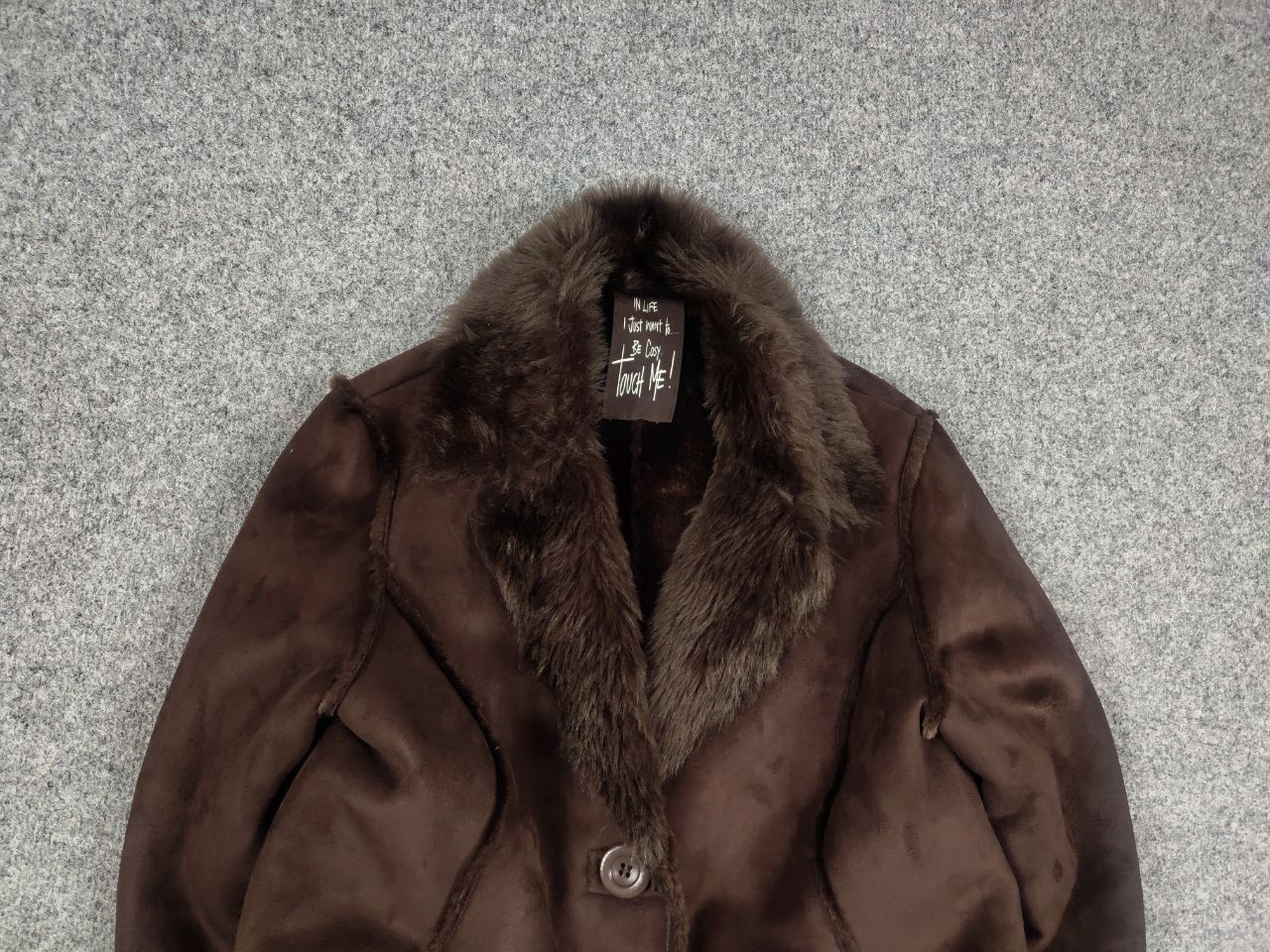 Le Grande Bleu (L.G.B.) Vintage Avant Garde If Six Was Nine Style Fur Leather Jacket Size L / US 10 / IT 46 - 3 Thumbnail