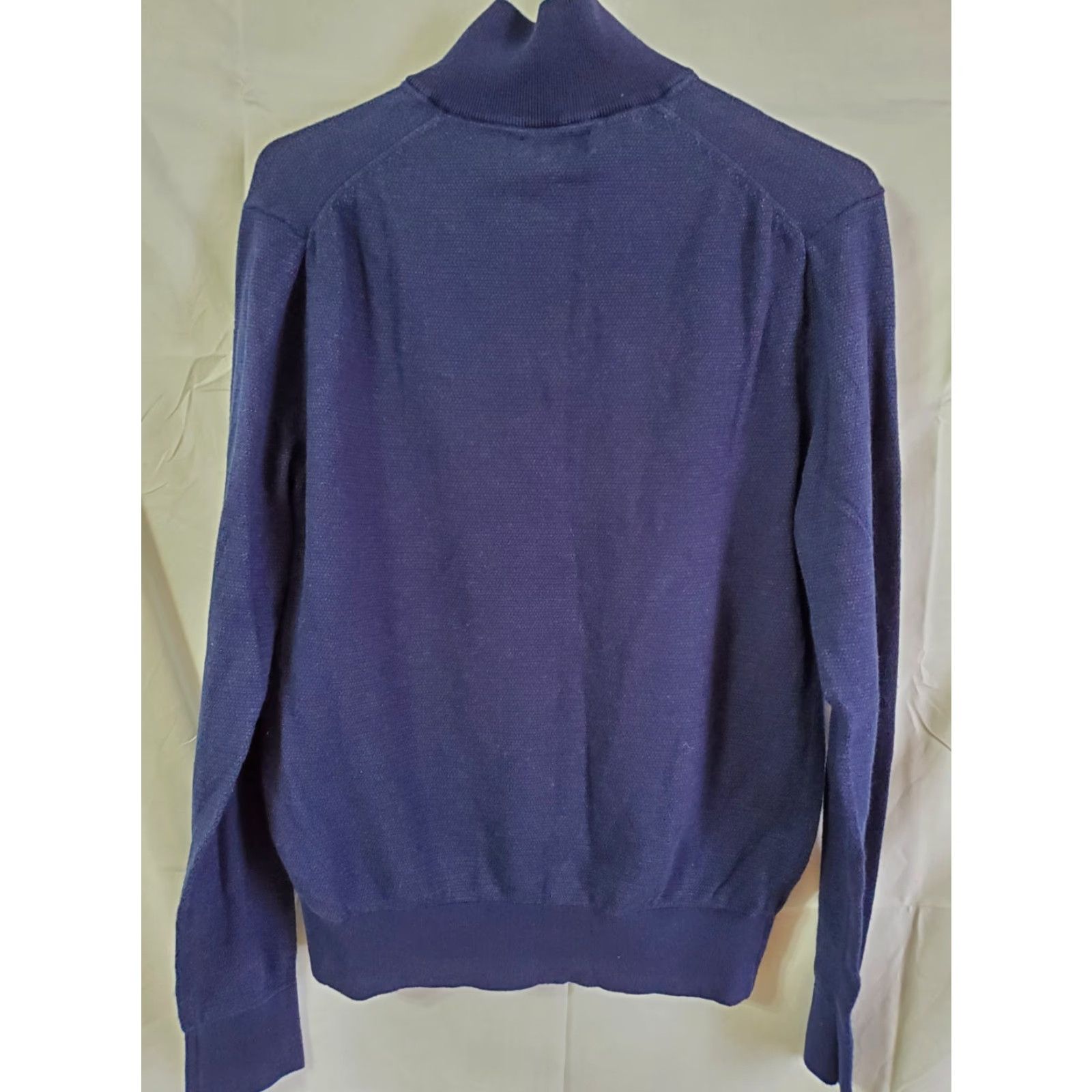 Ralph Lauren VINTAGE? No — Polo Ralph Lauren Cotton Silk Cashmere Sweater Women Size PS Blue 1/4 Zip Size S / US 4 / IT 40 - 5 Thumbnail