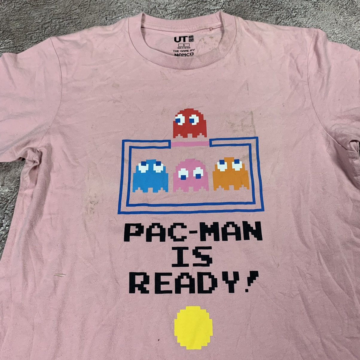 Vintage Vintage Y2K Pac-Man Graphic Tee Pink Arcade Streetwear S Size US S / EU 44-46 / 1 - 2 Thumbnail