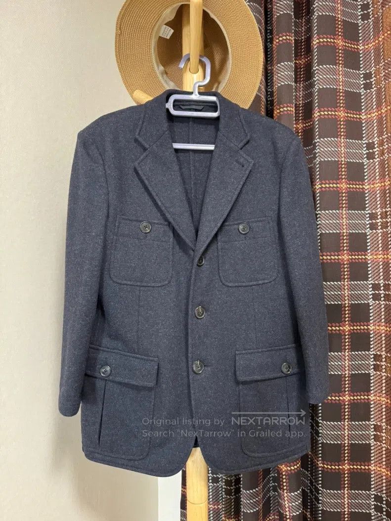 Hermes Hermes Short Wool Coat, 100% Wool, Four Pockets Design, On Size US M / EU 48-50 / 2 - 1 Thumbnail