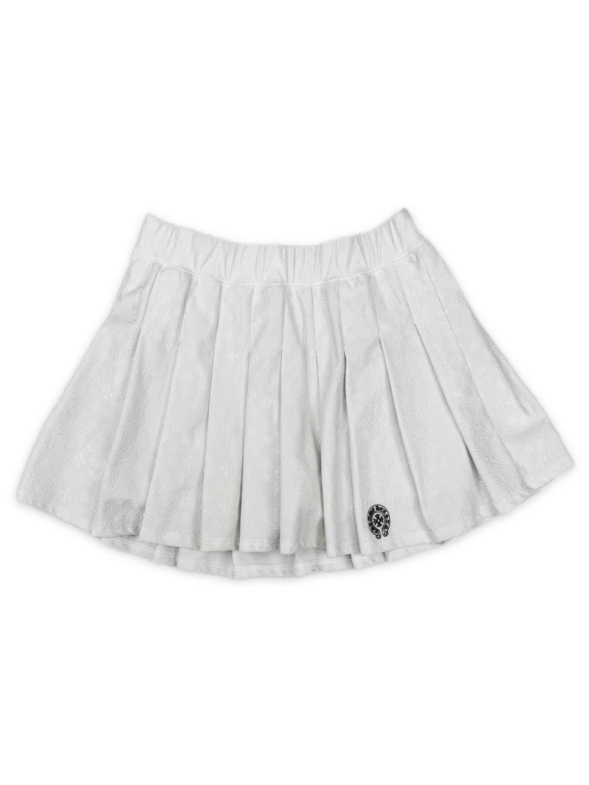 Chrome Hearts Chrome Hearts Pleated Plus Monogram Elasticated Tennis Skirt Size 28" / US 6 / IT 42 - 4 Thumbnail