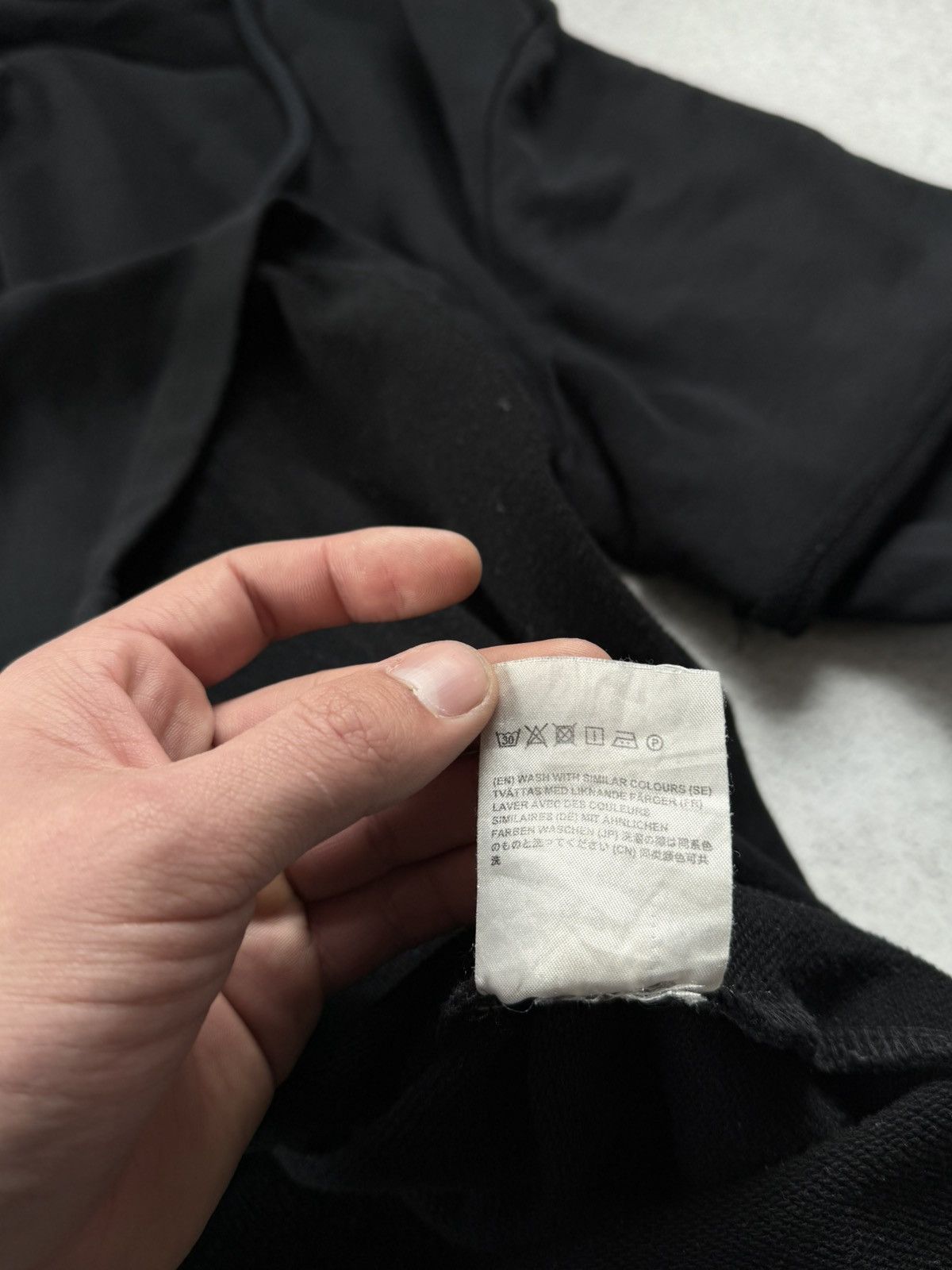 Acne Studios Acne Studios Black Hoodie Oversized Layered Sleeve Pullover Size US S / EU 44-46 / 1 - 8 Thumbnail