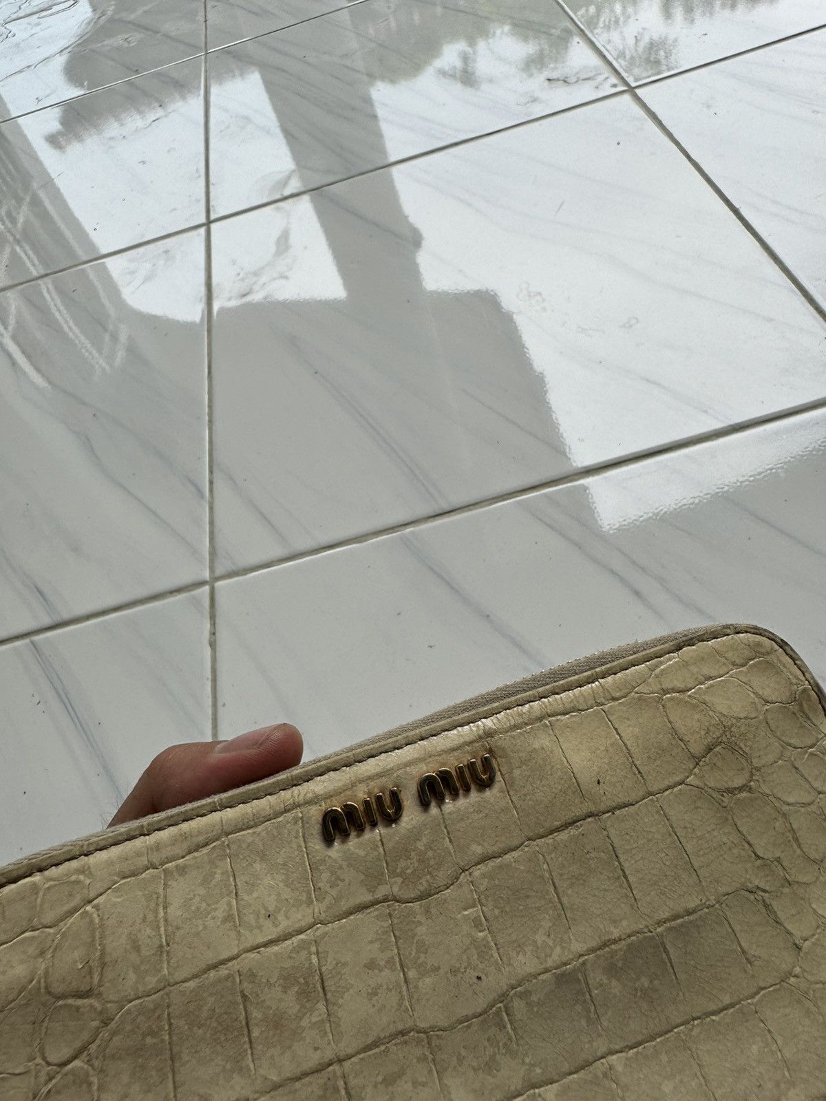 Miu Miu Miu Miu Leather long wallet Size ONE SIZE - 10 Thumbnail