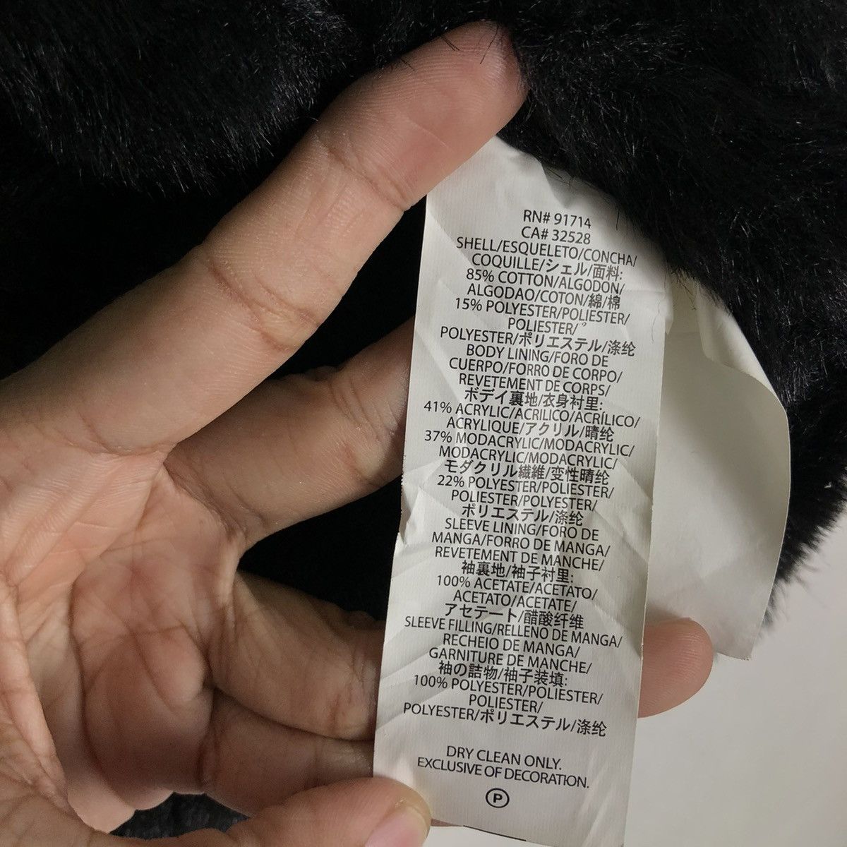 Armani Exchange 📌CROPPED BIKER JACKET ARMANI EXCHANGE MINK FUR LINING Size US XS / EU 42 / 0 - 22 Thumbnail