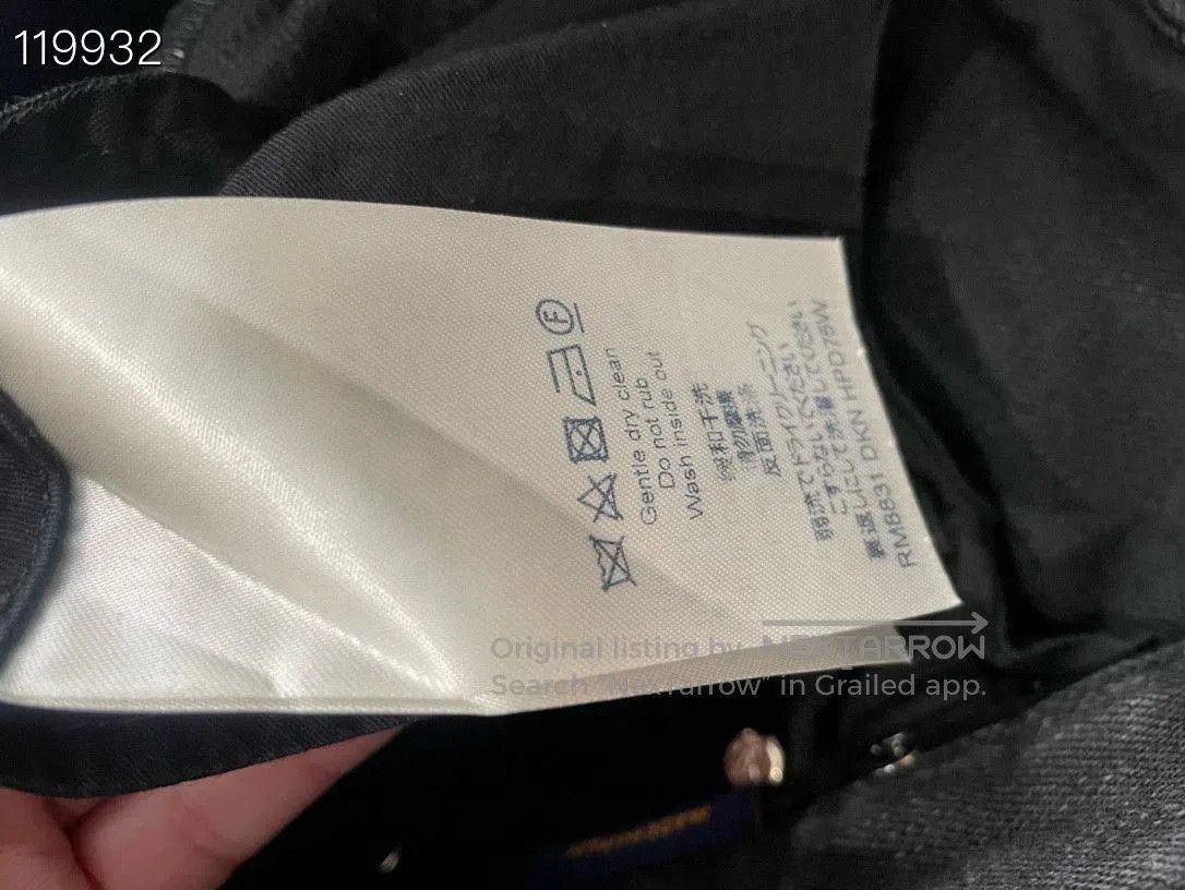 Louis Vuitton Lv 1854 Series Black Straight Jeans. Size US 29 - 4 Thumbnail