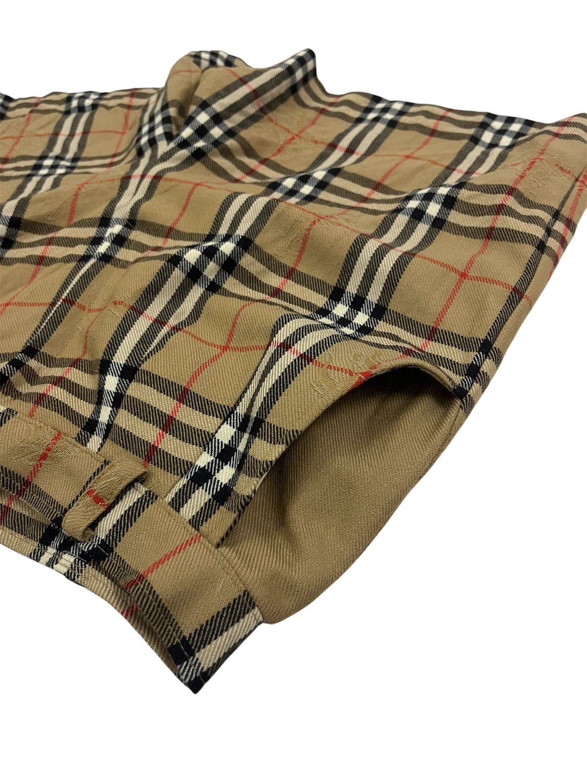 Burberry Burberry Nova Check Shorts Beige Knight Jacquard Size 29" - 2 Thumbnail