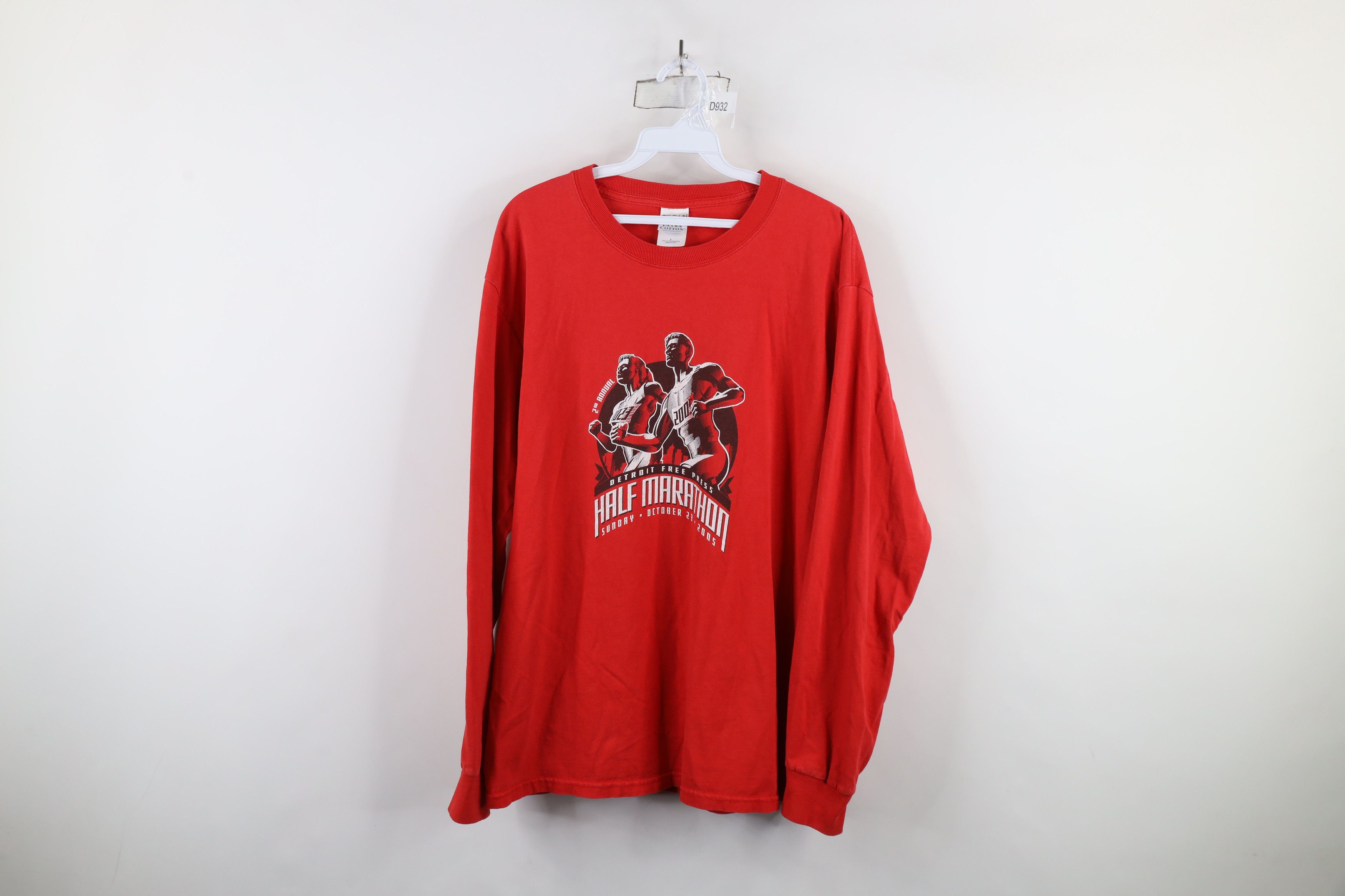 Vintage Vintage Y2K 2005 Press Half Marathon Long Sleeve T-Shirt Size US L / EU 52-54 / 3 - 1 Thumbnail