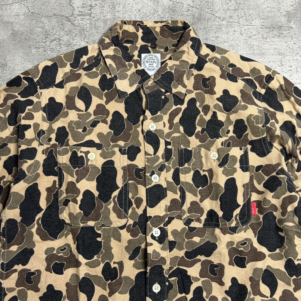 Wtaps Vintage WTAPS FLANEL CAMO Size US S / EU 44-46 / 1 - 6 Thumbnail