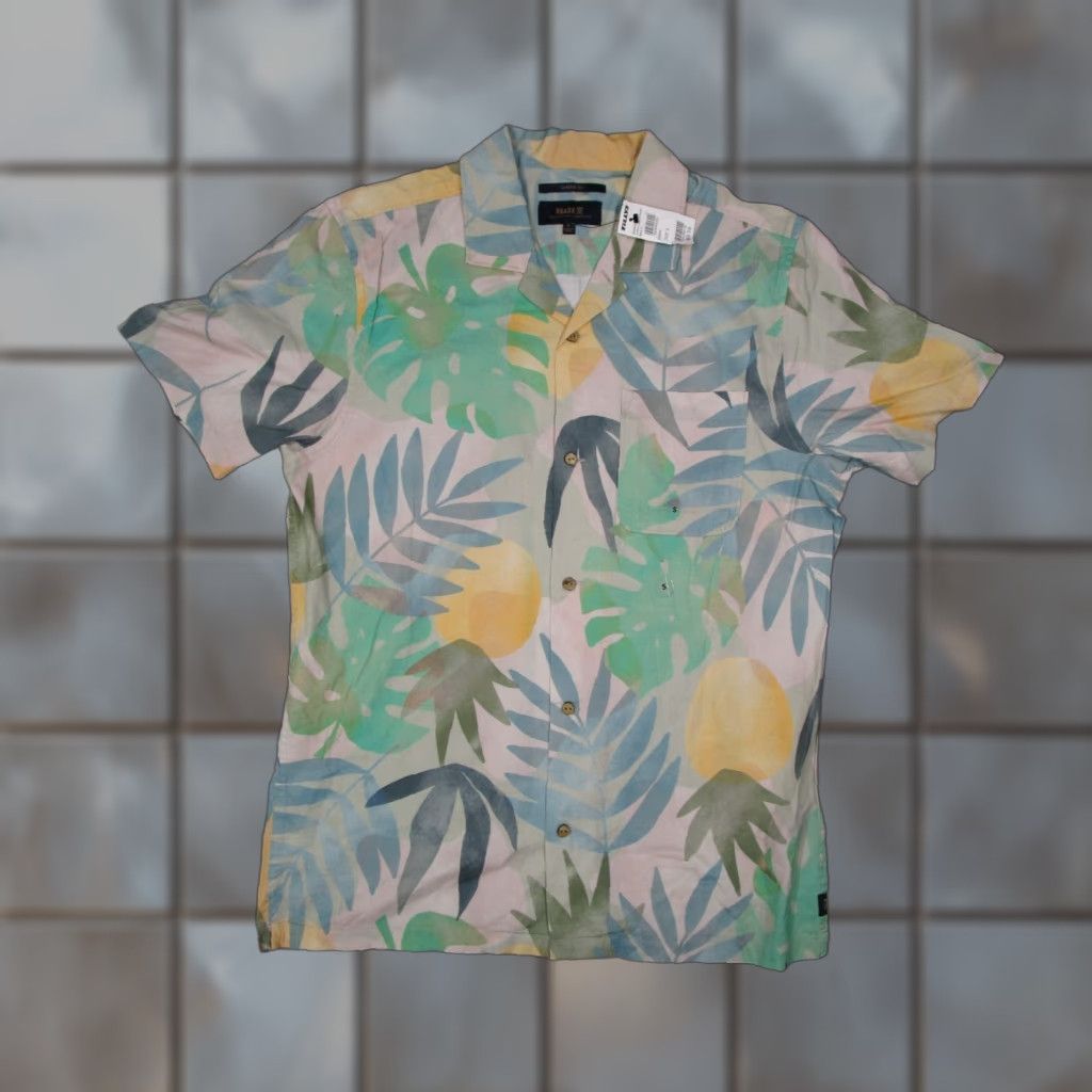 Roark Roark Shirt Mens Small Multicolored Hawaiian Button Up Size US S / EU 44-46 / 1 - 1 Thumbnail