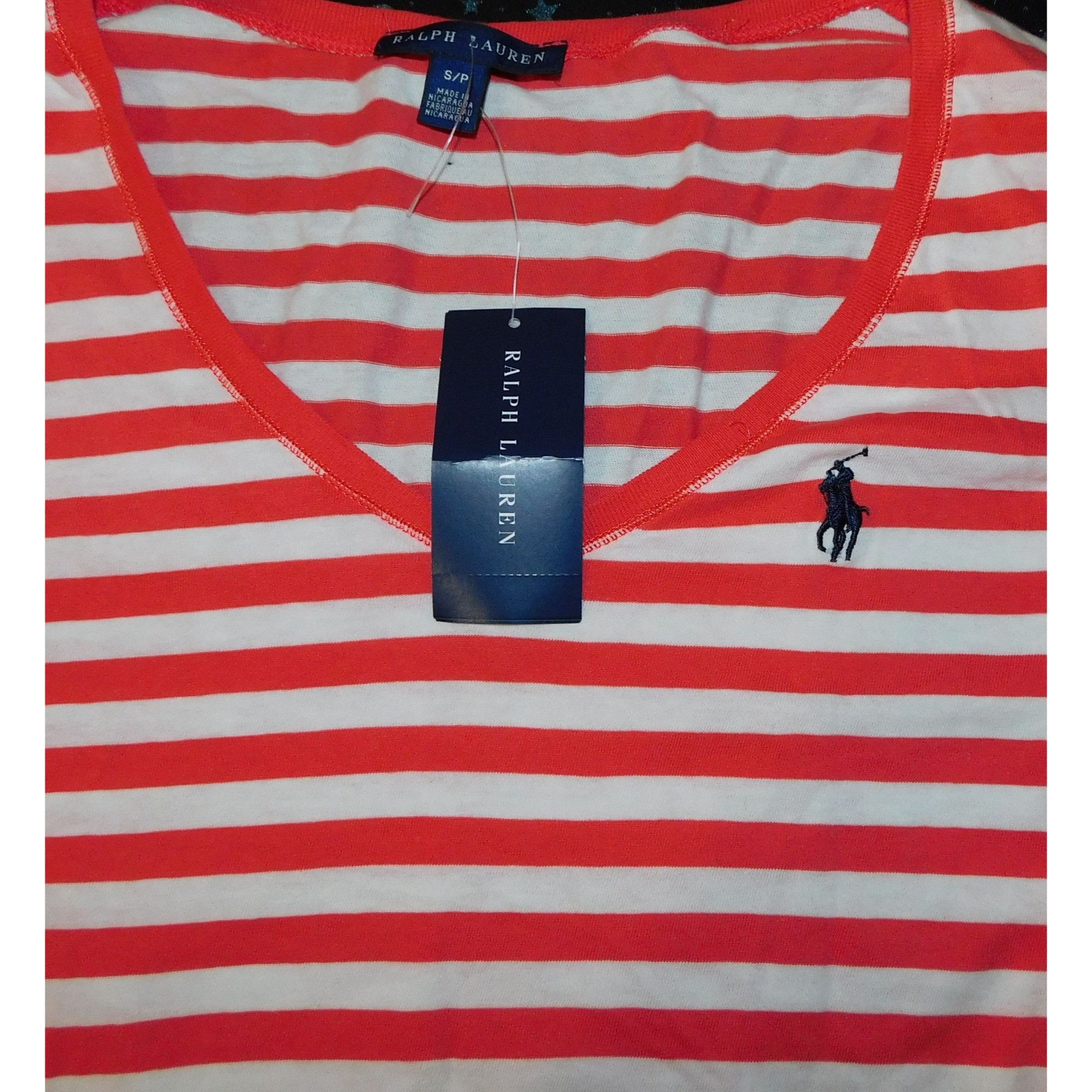 Ralph Lauren Ralph Lauren Red And White Striped Long Sleeve Shirt Size S / US 4 / IT 40 - 2 Thumbnail
