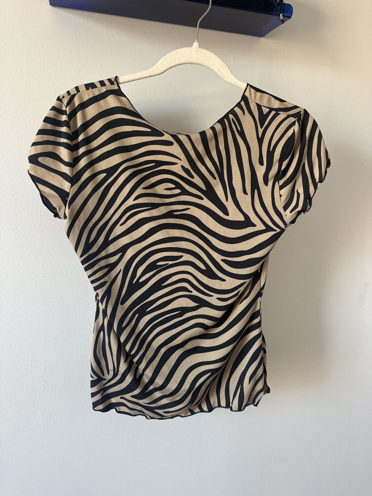 Other Zebra Print Blouse Size XS / US 0-2 / IT 36-38 - 2 Thumbnail
