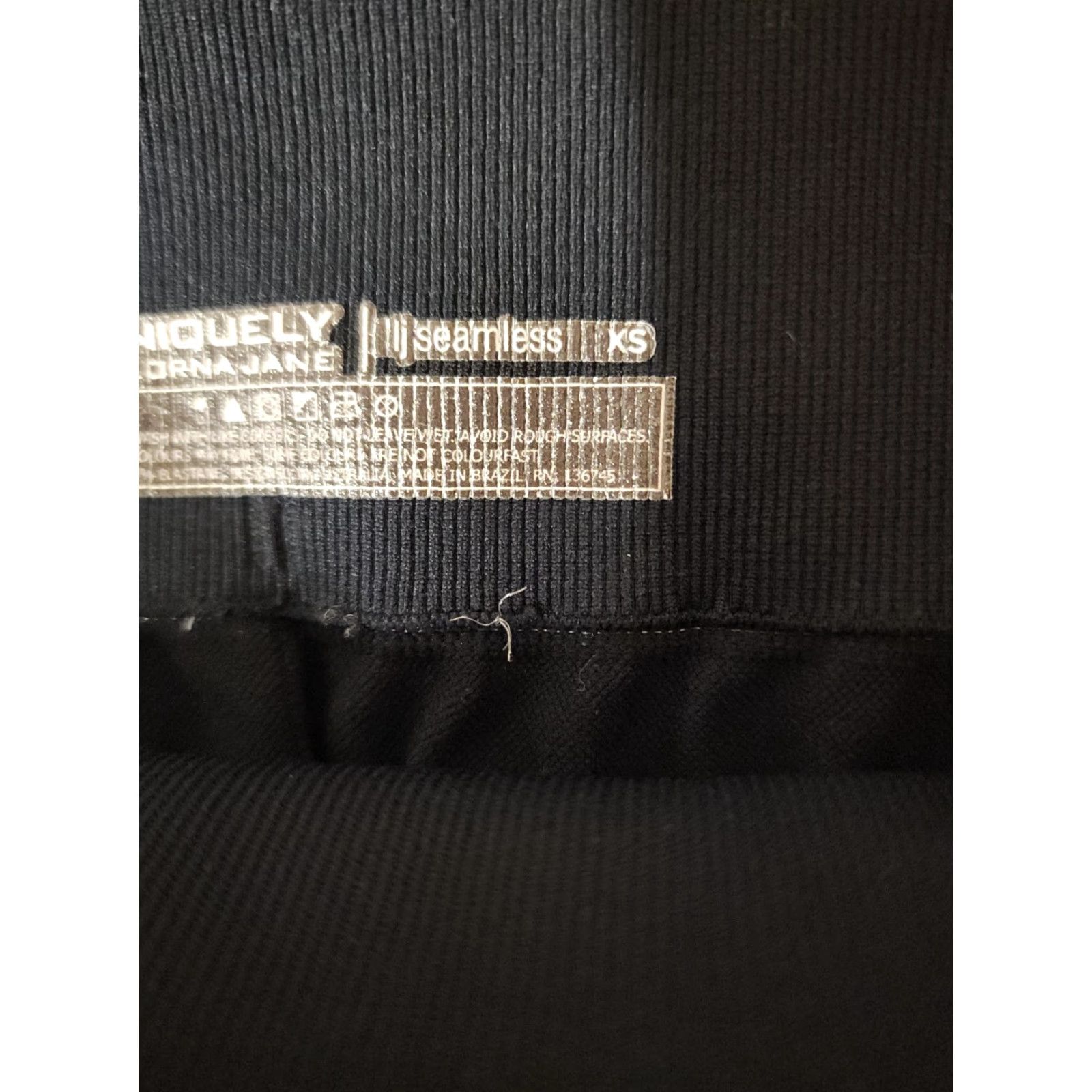 Vintage VINTAGE Uniquely Lorna Jane Seamless Leggings Womens XS Black Size 26" / US 2 / IT 38 - 3 Thumbnail