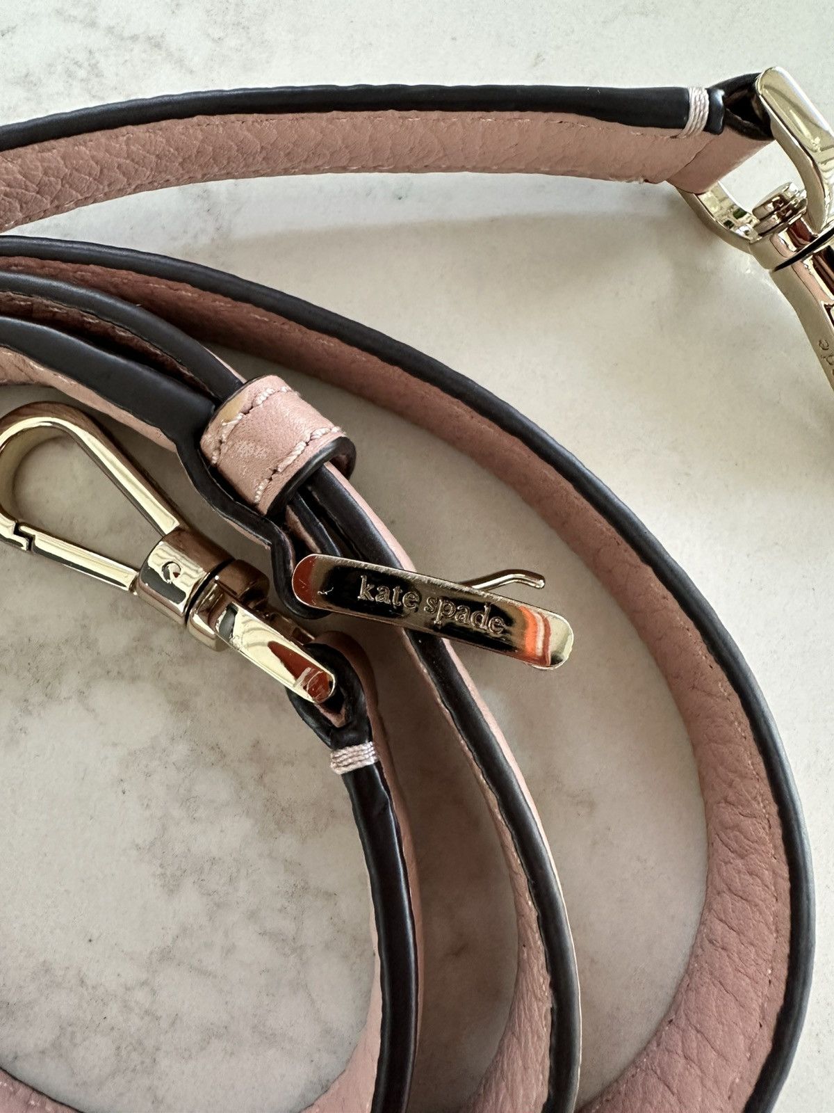 Kate Spade KATE SPADE Pink pebbled Leather cross body strap Size ONE SIZE - 2 Thumbnail