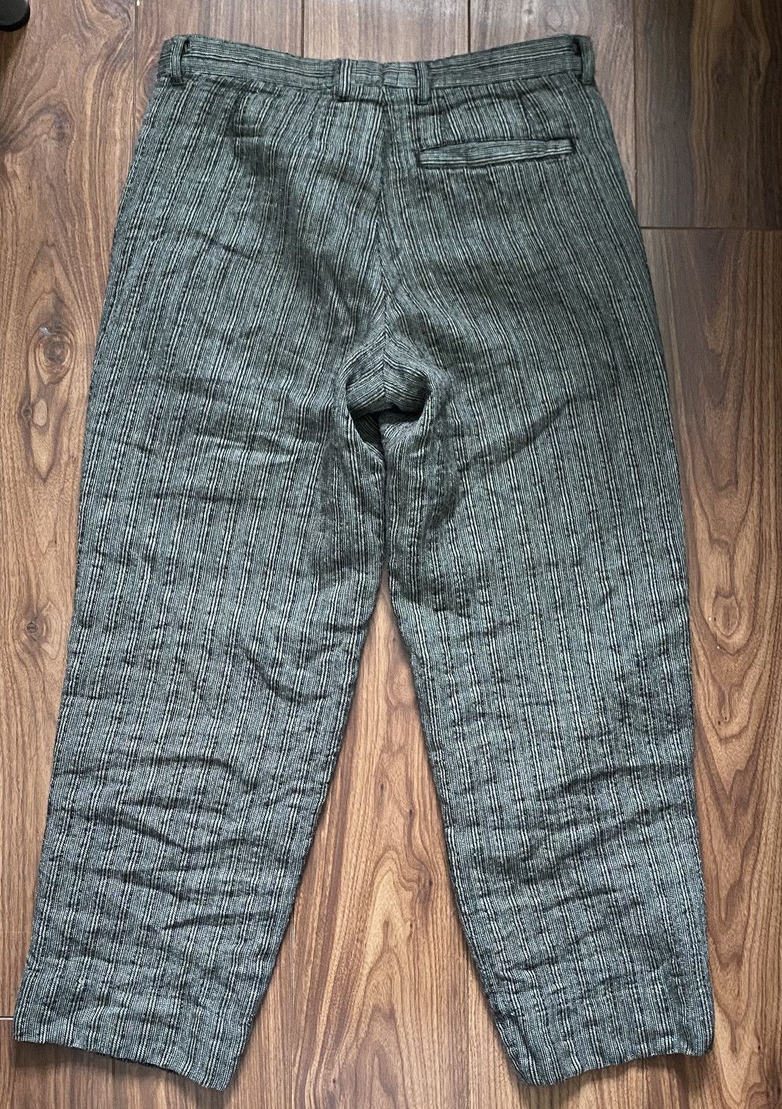Issey Miyake × Japanese Brand ISSEY Miyake pleats striped trousers Size US 32 / EU 48 - 2 Thumbnail