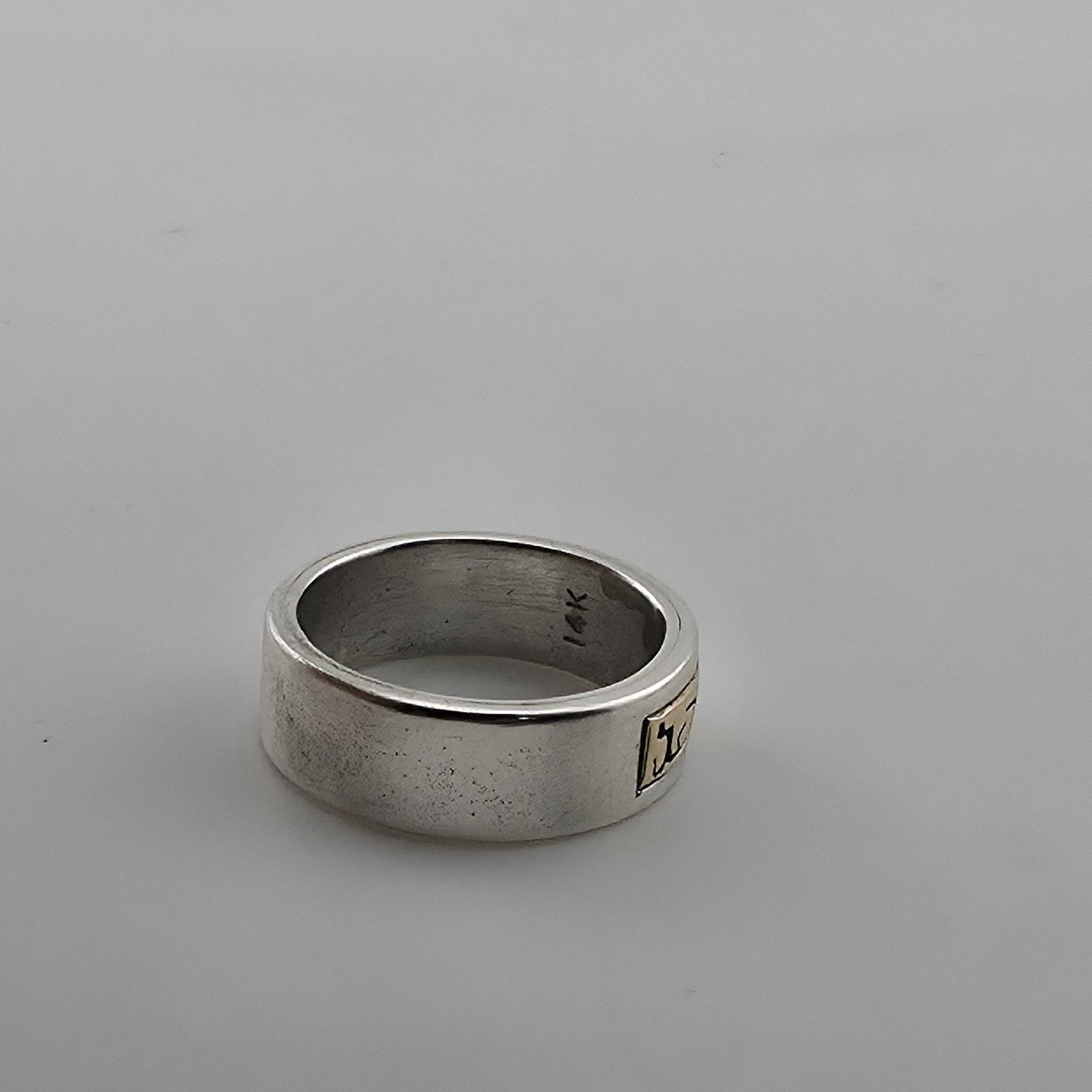 Other P Skeets Navajo Sterling Silver 14K Gold Kokopelli Ring 5.5 Size ONE SIZE - 4 Thumbnail