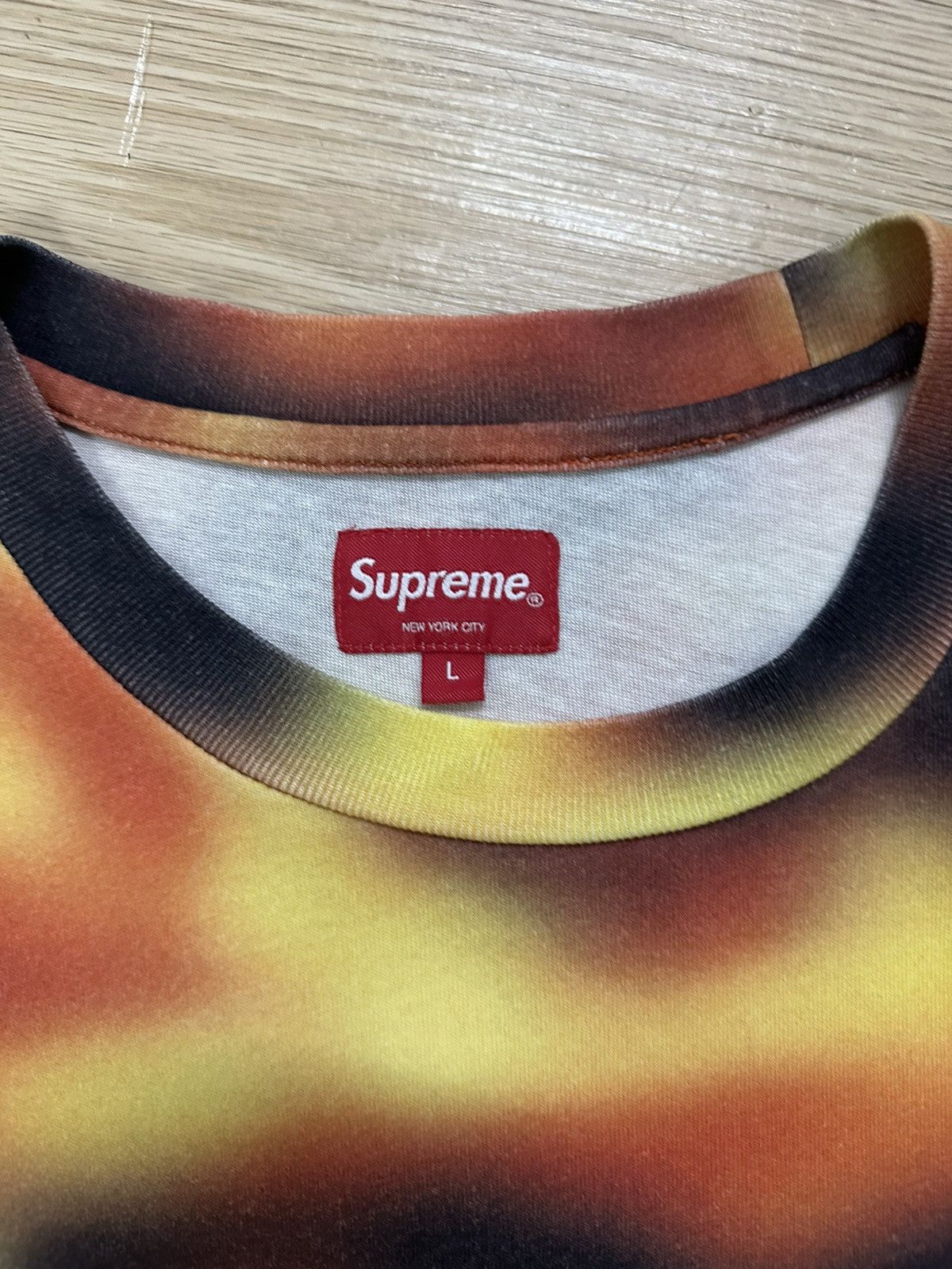 Supreme Rare And Beautiful Supreme SS23 Small Box Logo Flame Tee Size US L / EU 52-54 / 3 - 7 Thumbnail