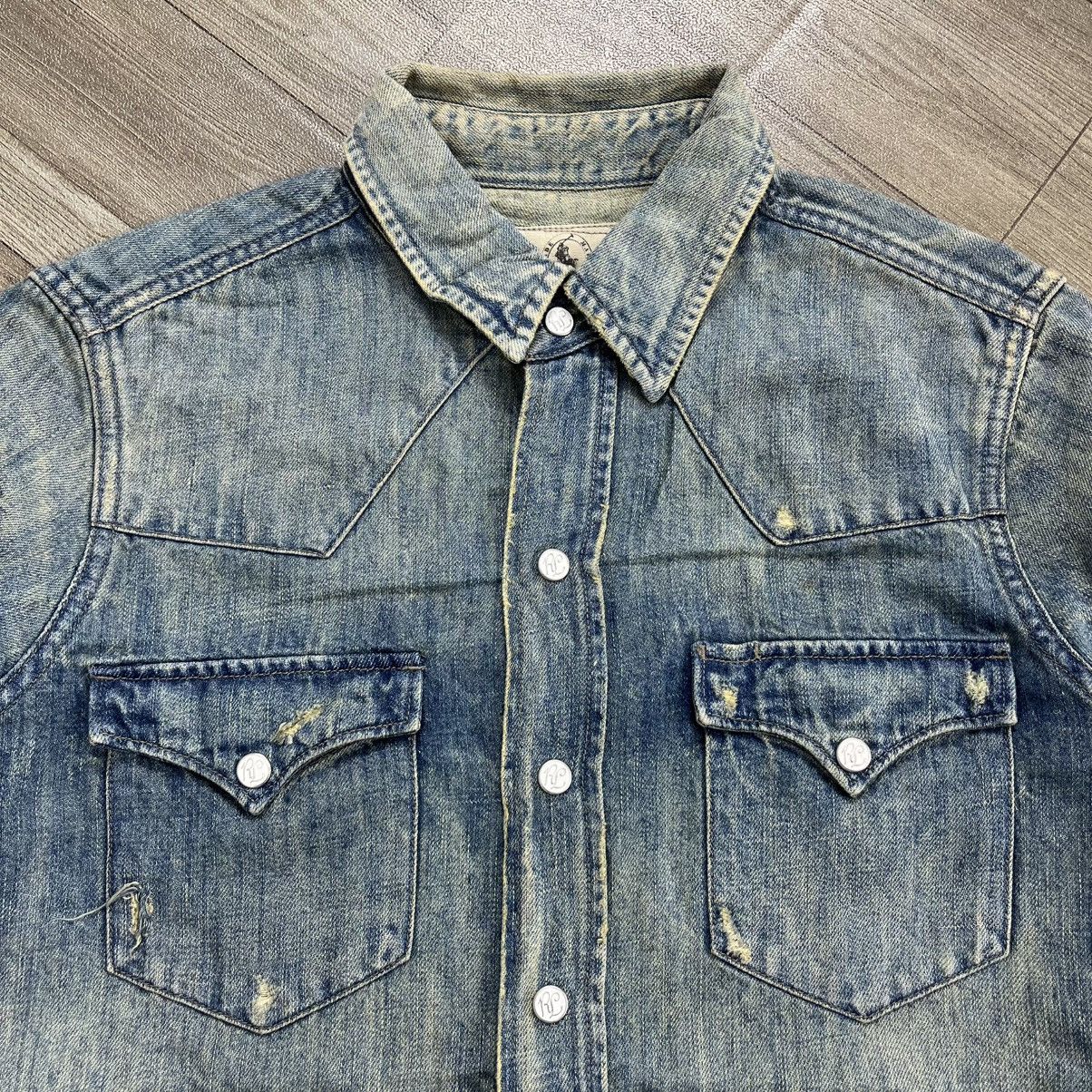 Polo Ralph Lauren Vintage Polo Ralph Lauren Distressed Cowboy Western Shirt Size M / US 6-8 / IT 42-44 - 3 Thumbnail