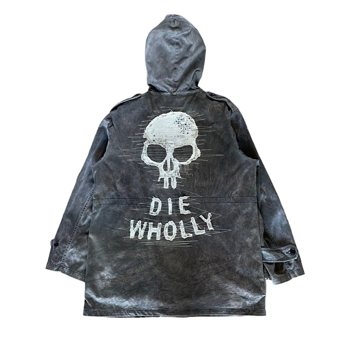 If Six Was Nine Vintage HN+DIE D.O.A Die Wholly Seditionaries Parka Jacket Size US L / EU 52-54 / 3 - 1 Thumbnail