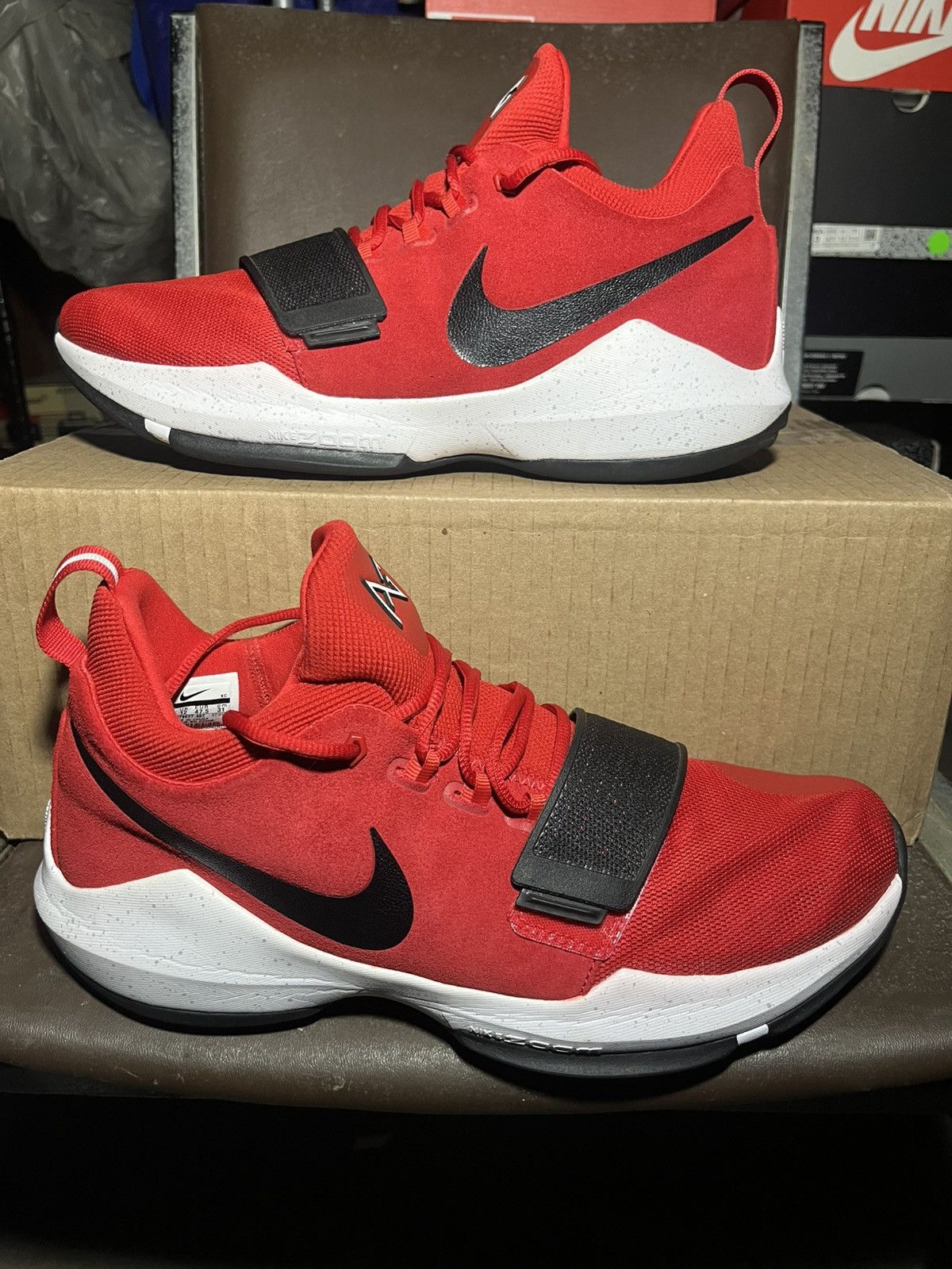Nike Nike PG 1 Red/Black Size US 13 / EU 46 - 1 Thumbnail