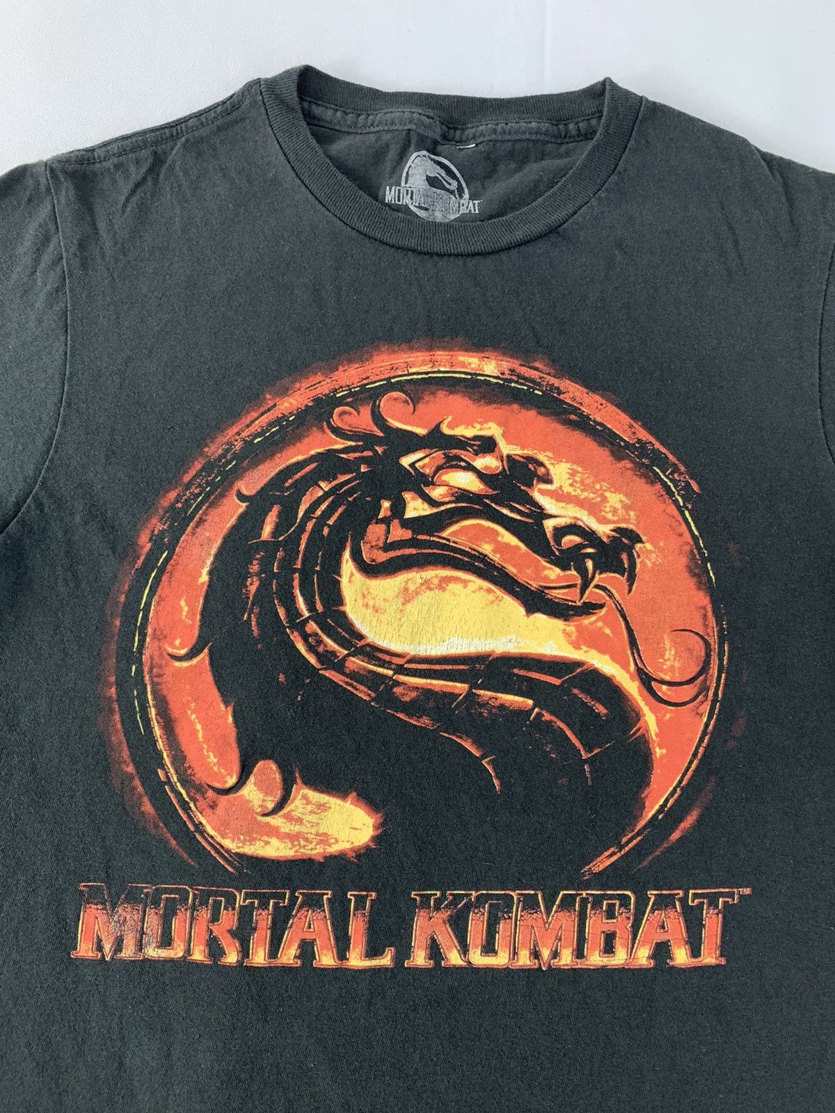 Japanese Brand Mortal Kombat Martial Art Fighting Game Movie Big Logo Tee Size US S / EU 44-46 / 1 - 4 Thumbnail