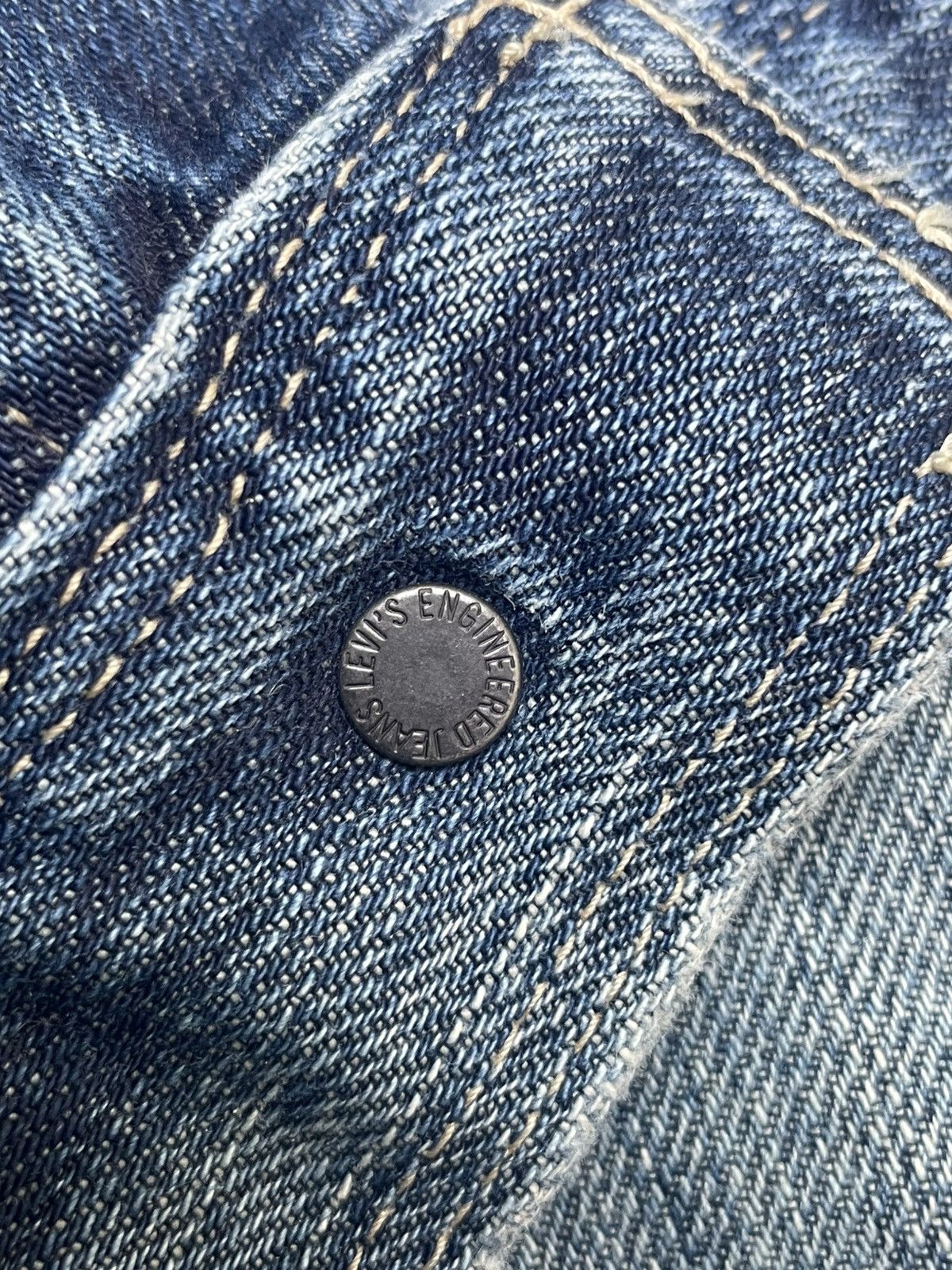 Levi's × Vintage Vintage Levis Engineered Distresed Denim Size US 33 - 24 Thumbnail