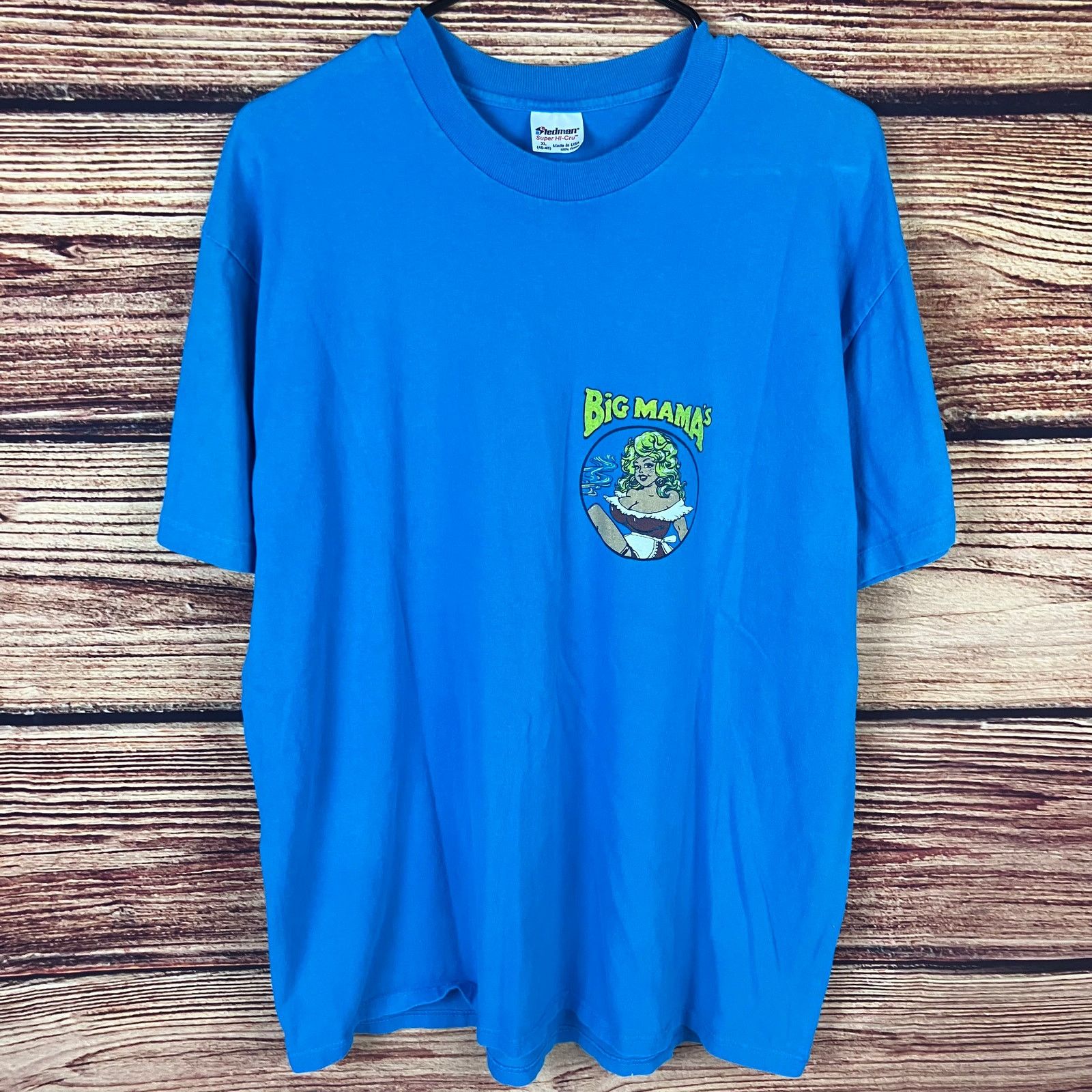 Vintage Vintage 1986 Big Mama's Truck Stop Single Stitch T-shirt Size US XL / EU 56 / 4 - 4 Thumbnail