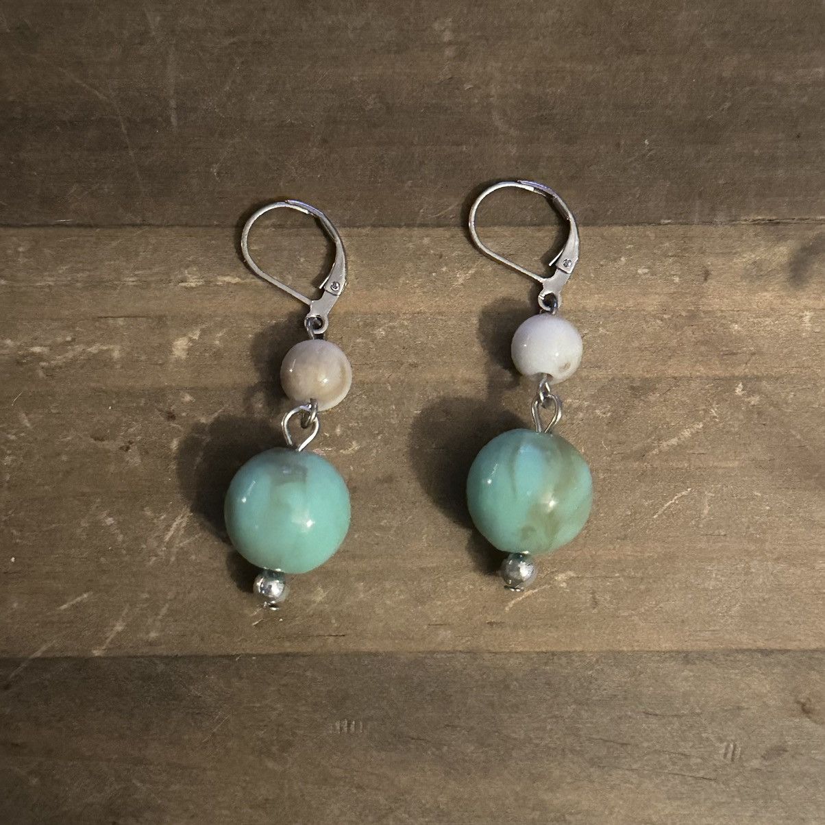 Other Garold C. Miller marbled bead dangle earrings Size ONE SIZE - 3 Thumbnail