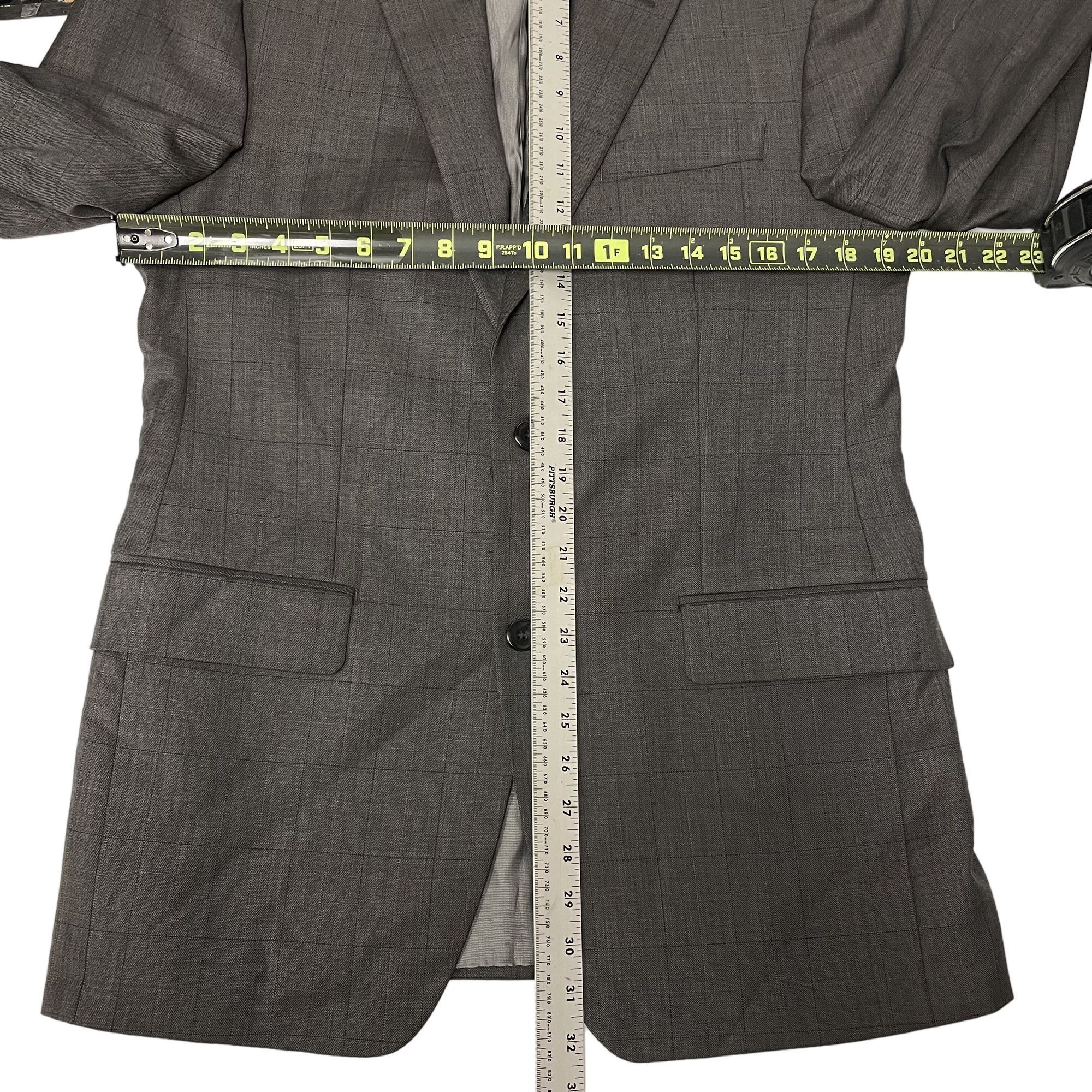 NEW Michael Kors Men's Charcoal Sport Coat Brown Overcheck J