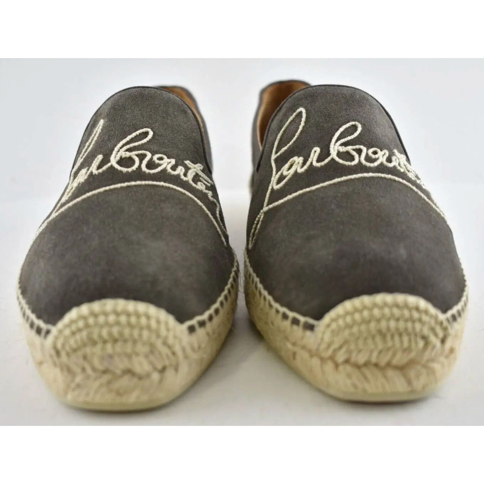 Christian Louboutin Christian Louboutin Mens Top Suede Brown Espadrille 42 9 Size US 9 / EU 42 - 5 Thumbnail