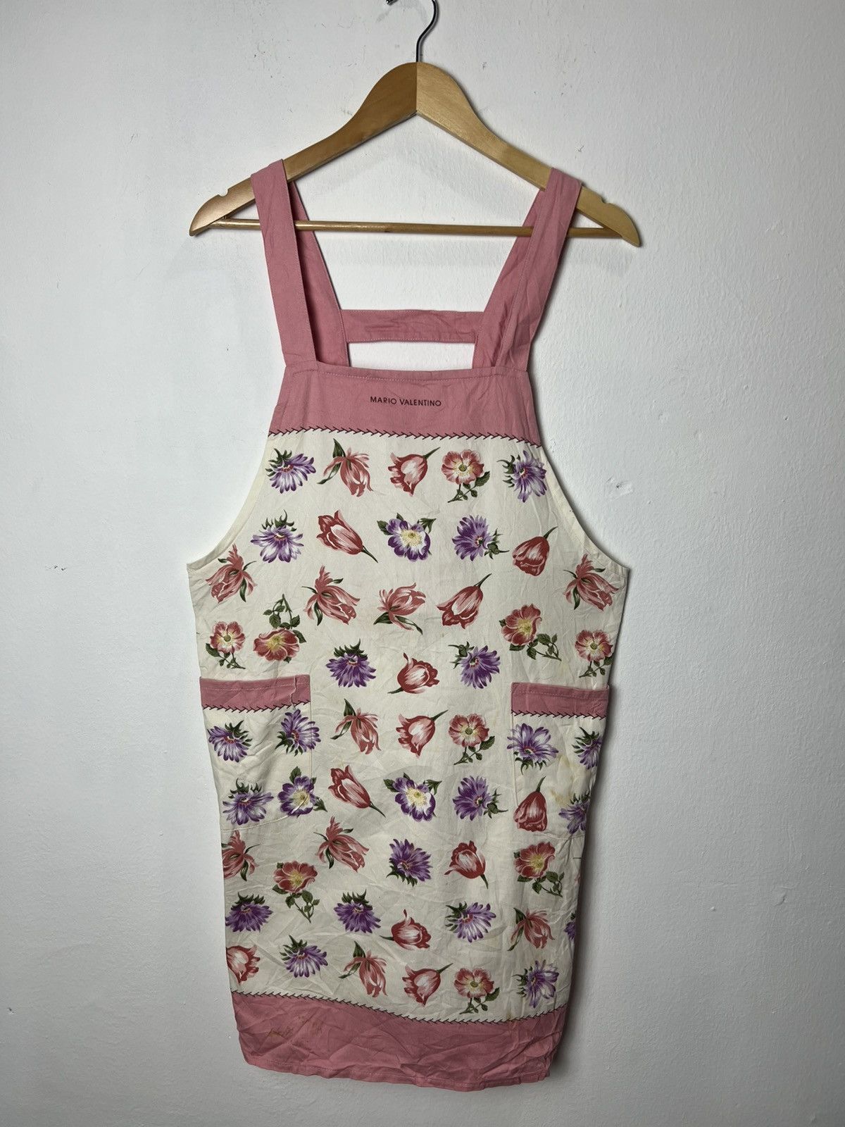 Mario Valentino Mario Valentino Vibrant Floral Pattern Apron Size ONE SIZE - 1 Thumbnail