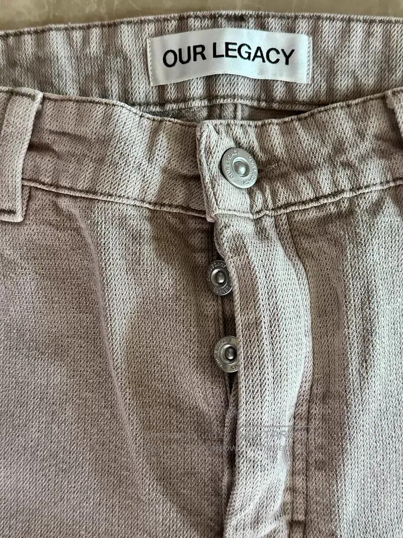 Our Legacy Our Legacy Light Pink Wide Leg Jeans Size 30" / US 8 / IT 44 - 4 Thumbnail