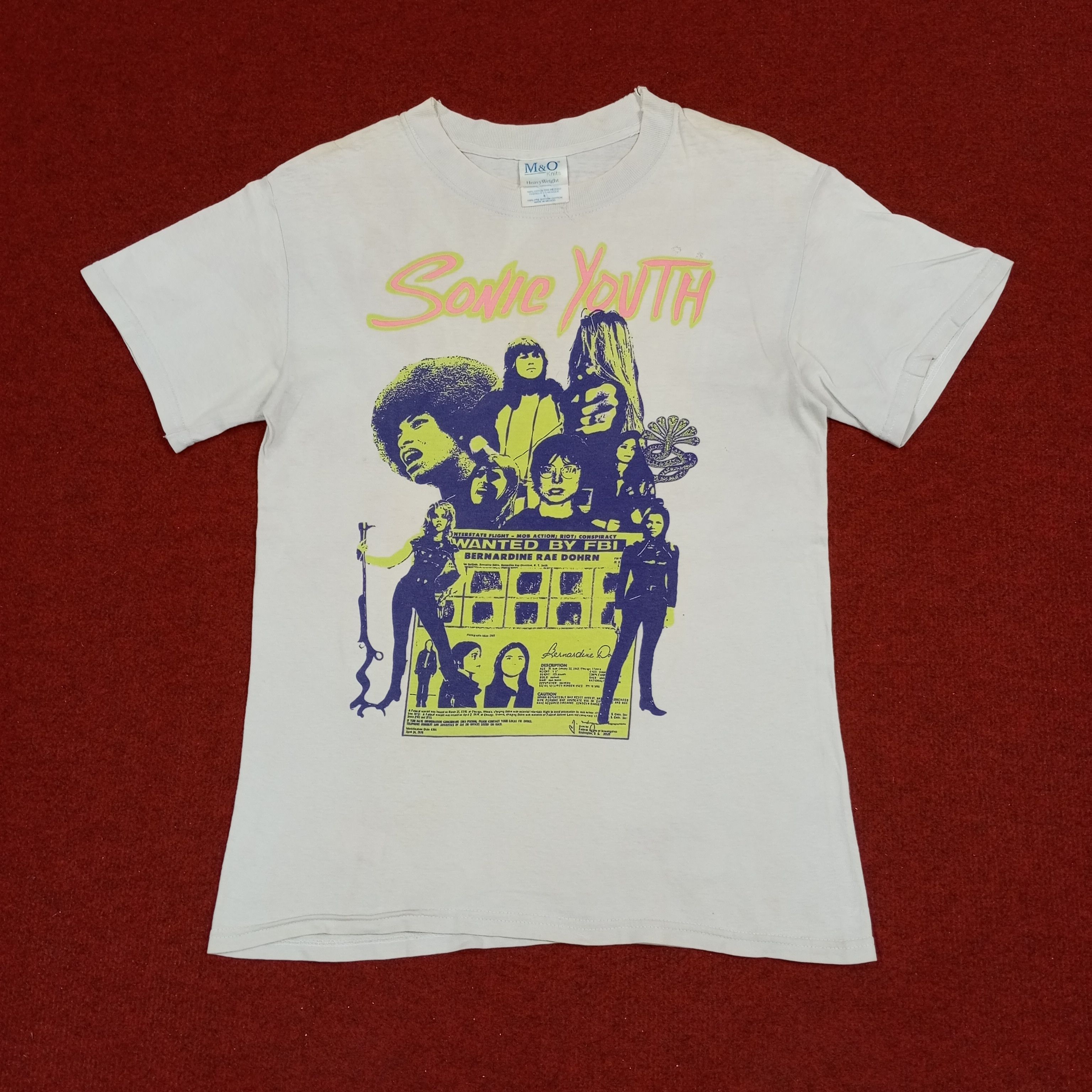 Band Tees × Vintage Sonic Youth Rock Band Music Vintage Tshirt Size US S / EU 44-46 / 1 - 1 Thumbnail