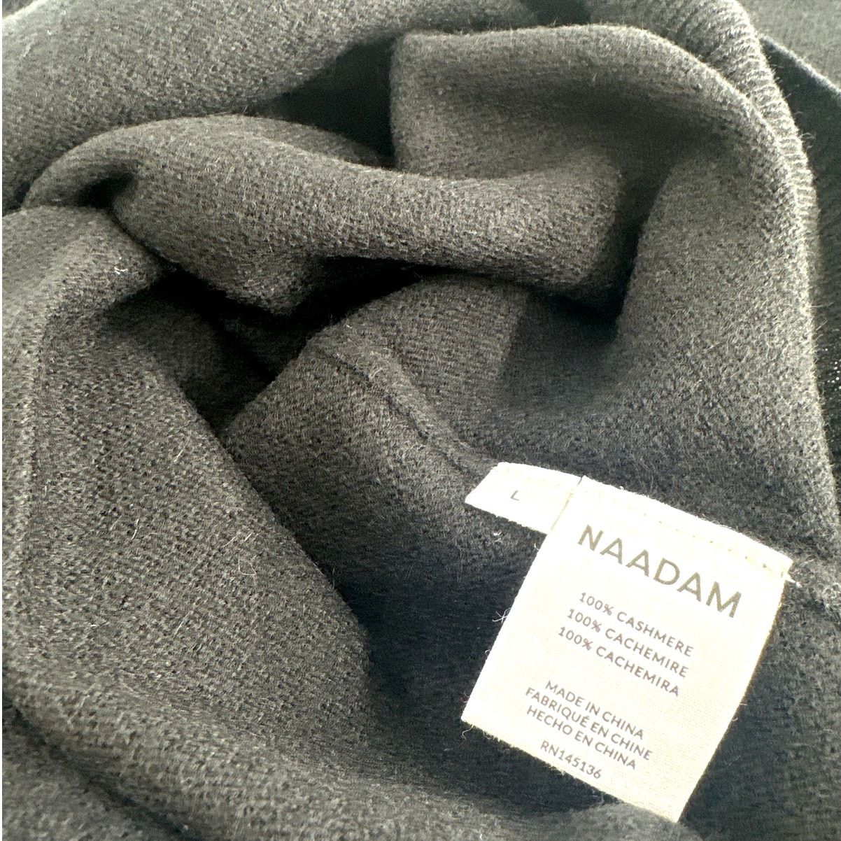NAADAM Naadam Signature Cashmere Color Blocked 1/4 Zip Sweatshirt L Size US L / EU 52-54 / 3 - 10 Thumbnail