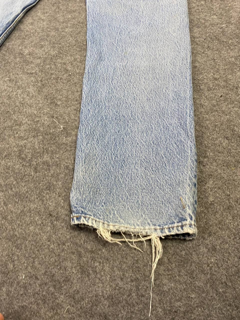 Levi's vintage 80s levis 501 distressed denim nice design Size US 34 / EU 50 - 7 Thumbnail