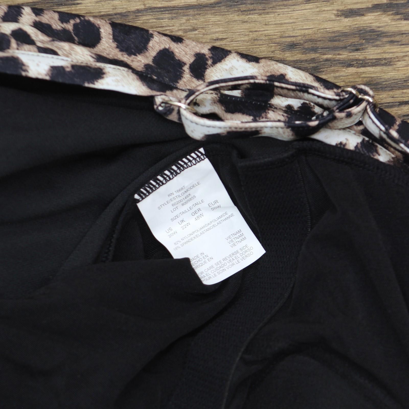 Other Nwt Swim Solutions Size One-piece Swimsuit Brown Animal 20w Size ONE SIZE - 5 Thumbnail
